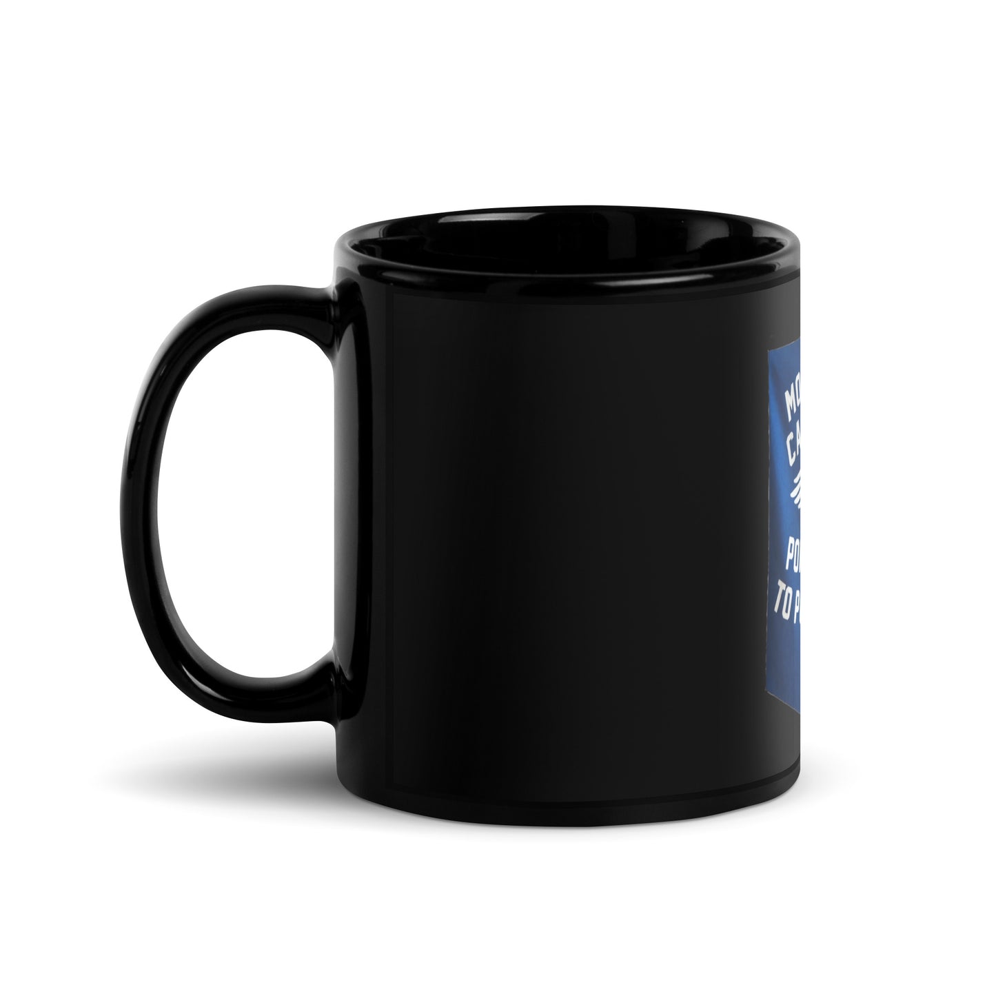 Cannonball Run MC Banner Style Black Glossy Mug