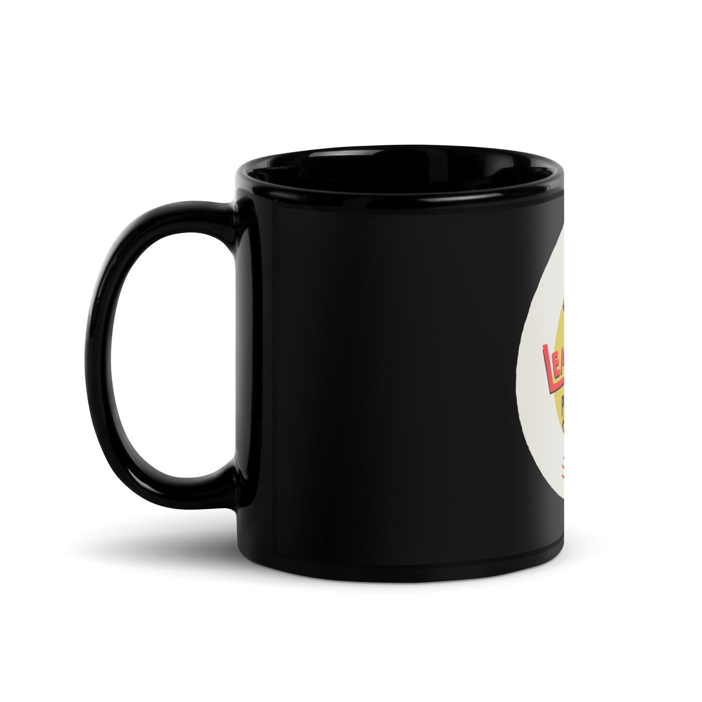 Leak-proof Vintage Oil Can Patina Style Black Glossy Mug