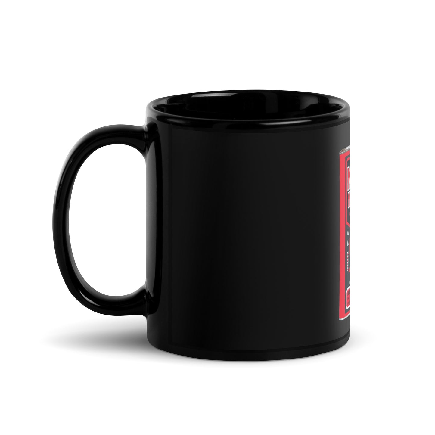 Vintage Marvel Mystery Oil Black Glossy Mug