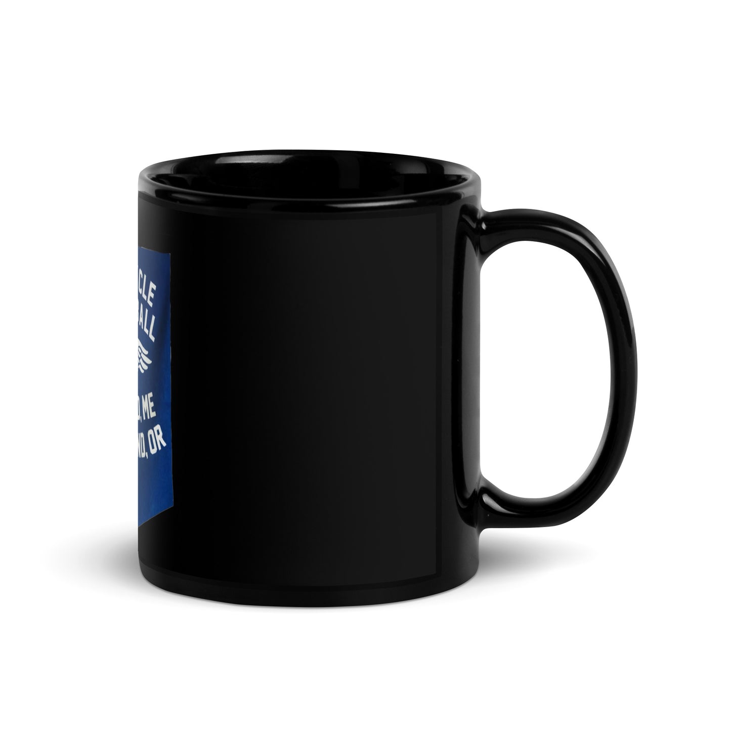 Cannonball Run MC Banner Style Black Glossy Mug