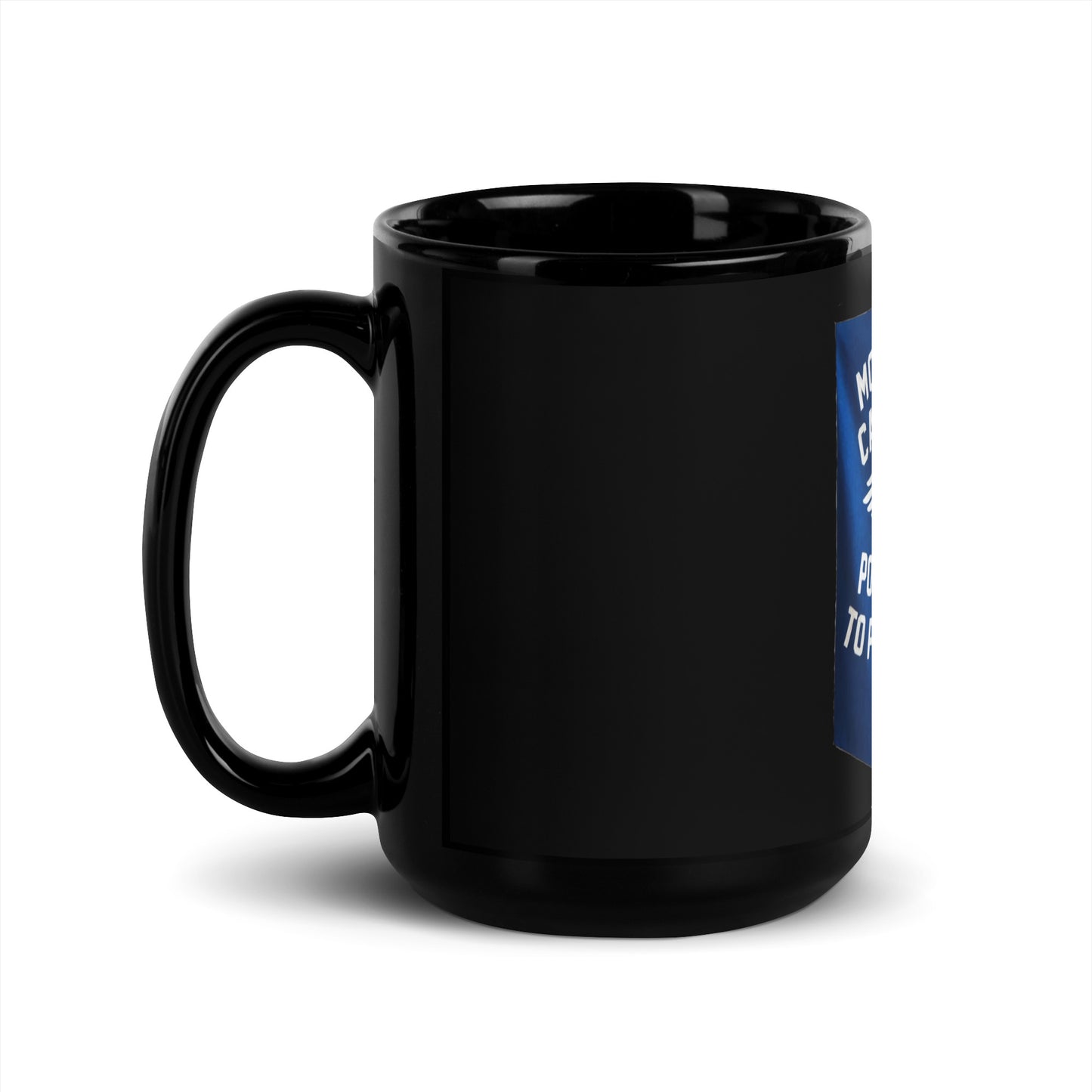 Cannonball Run MC Banner Style Black Glossy Mug