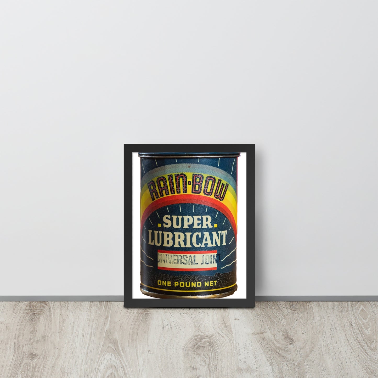 Vintage Grease Soup Can Style Framed poster