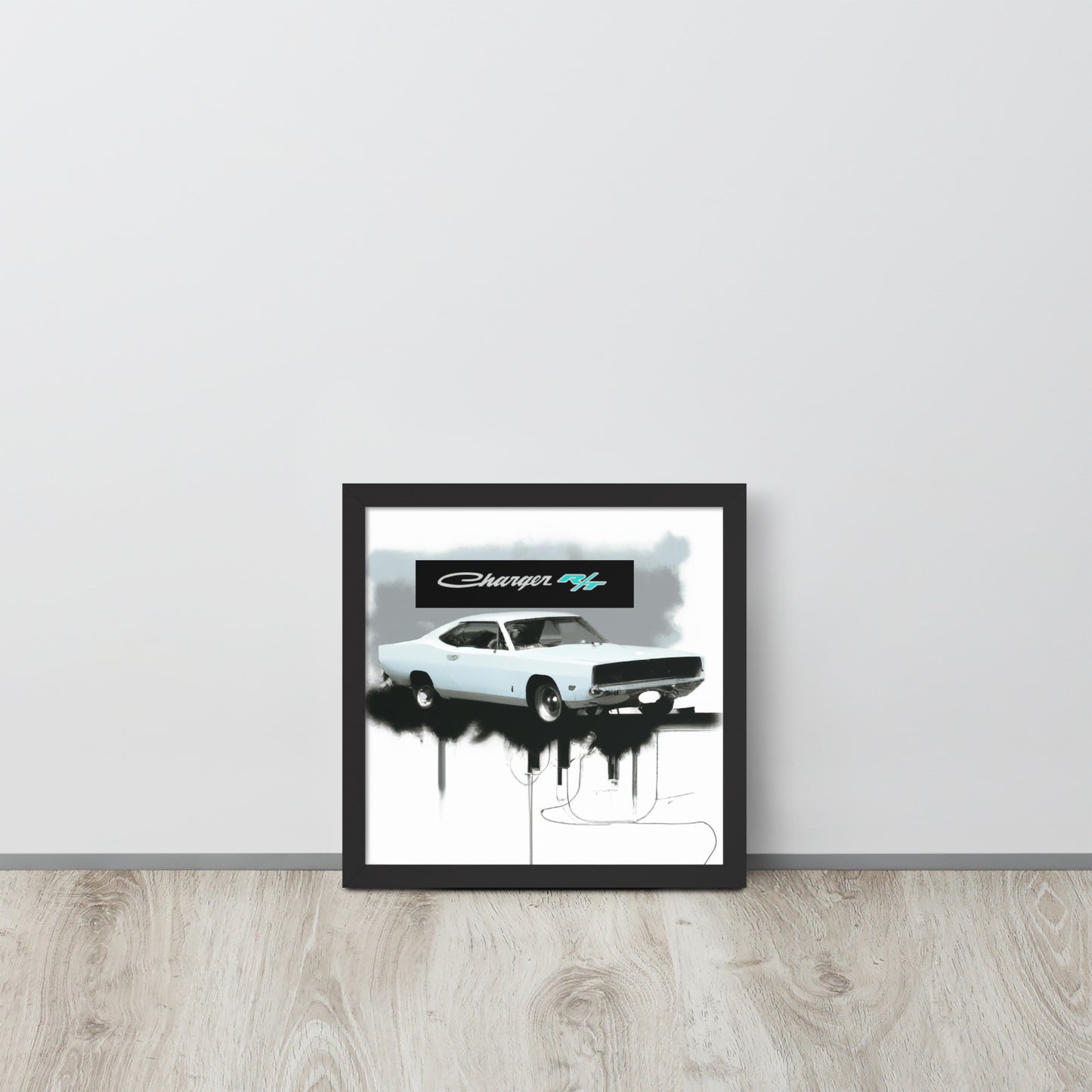 Charger RT Graffiti Style Framed poster