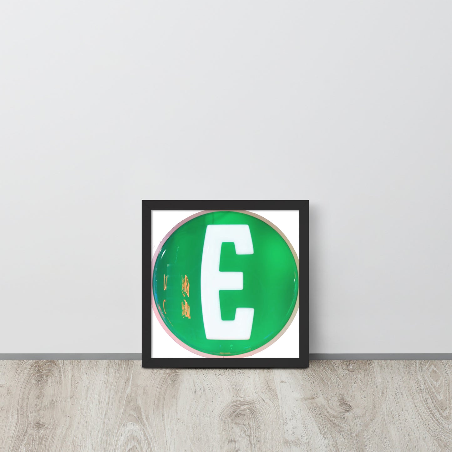 Edsel Globe Style Design Framed poster