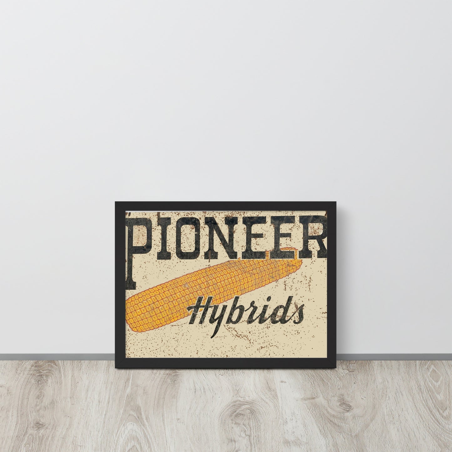 Vintage Pioneer Sign Framed poster