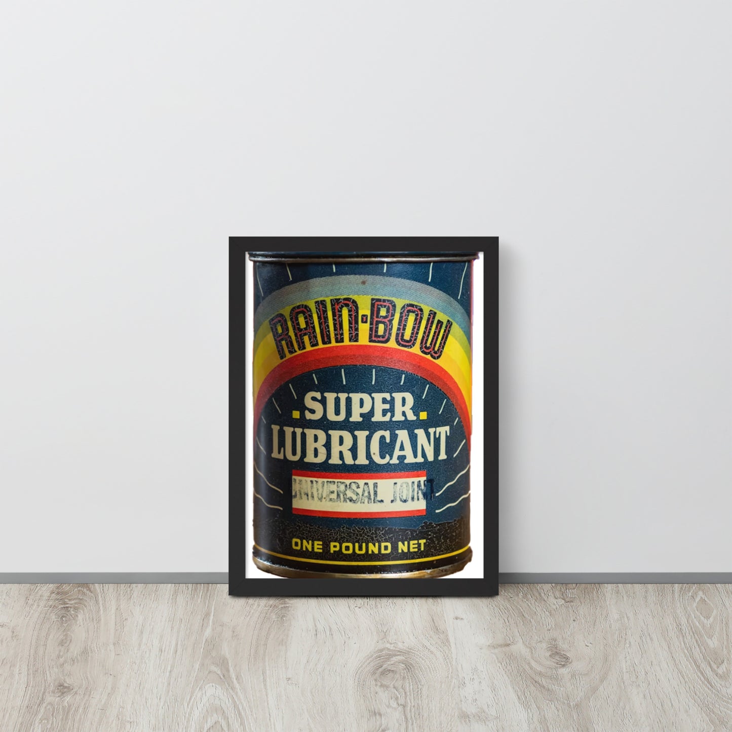 Vintage Grease Soup Can Style Framed poster