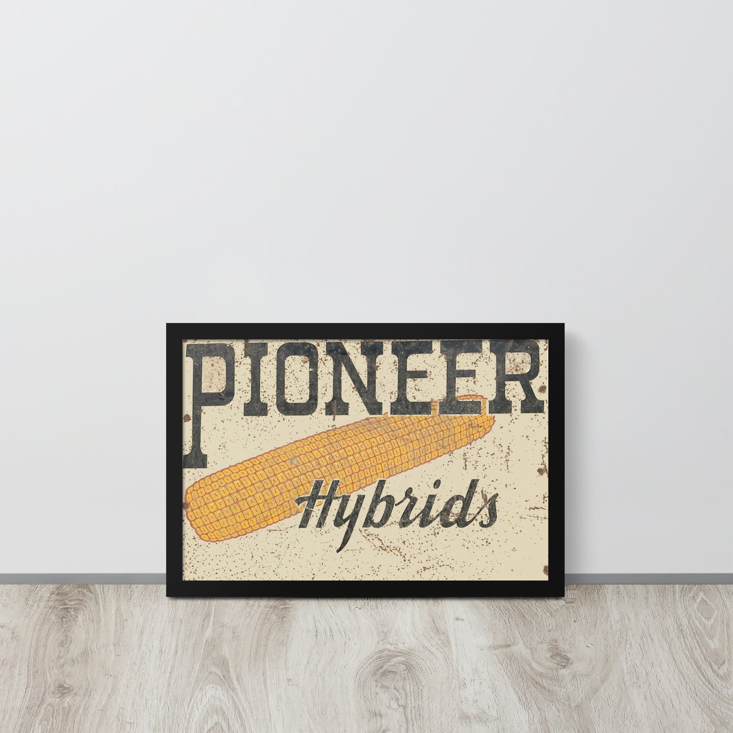 Vintage Pioneer Sign Framed poster