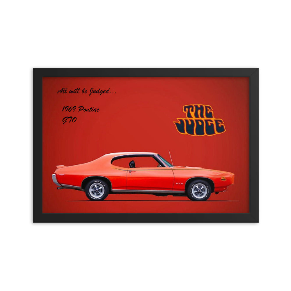 1969 Pontiac GTO: The Judge Framed poster