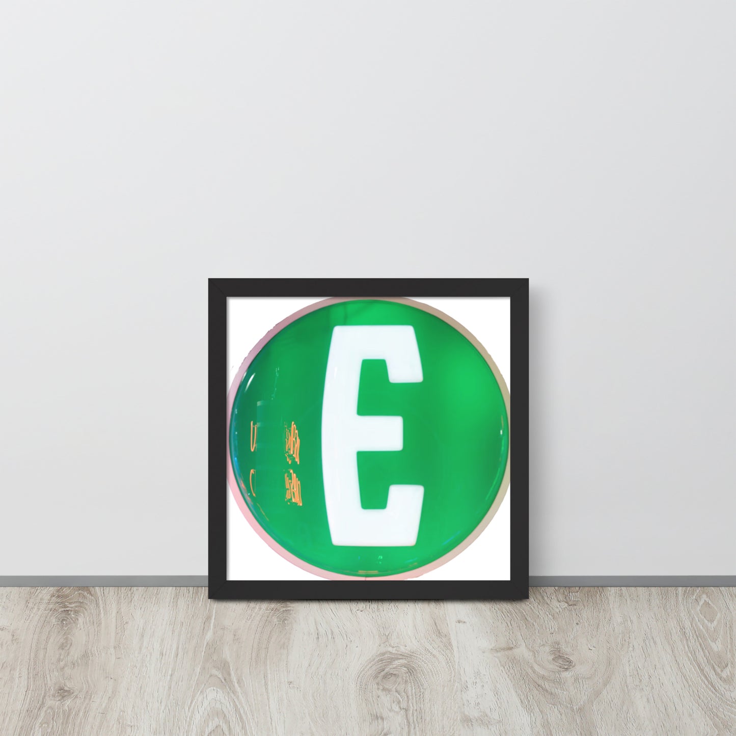 Edsel Globe Style Design Framed poster