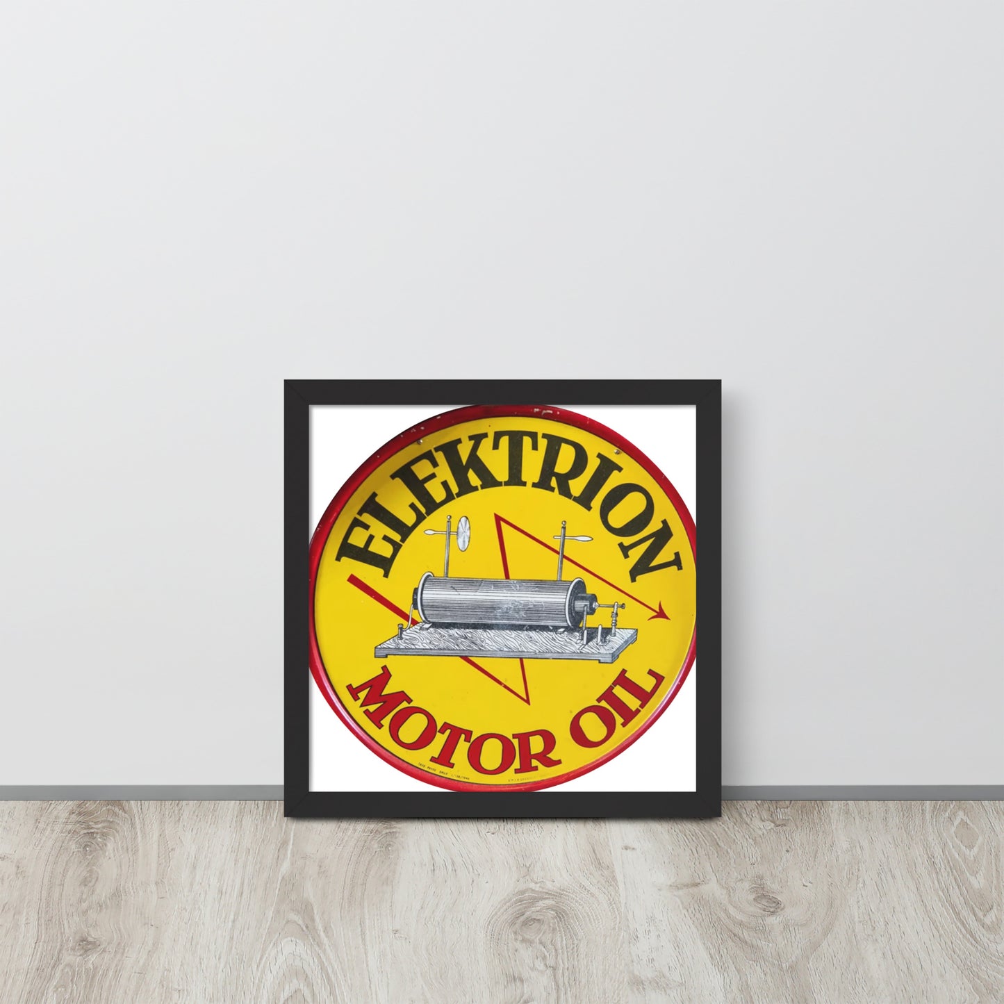 Elektrion Tin Sign Painted Framed poster