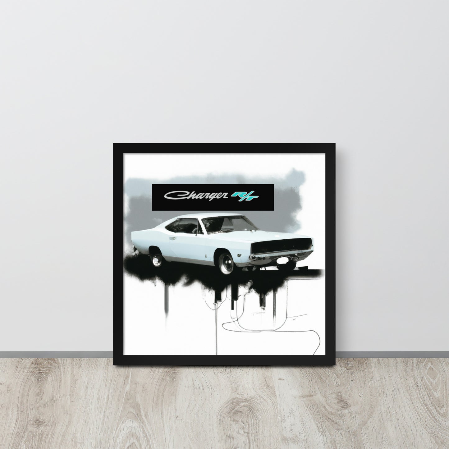 Charger RT Graffiti Style Framed poster