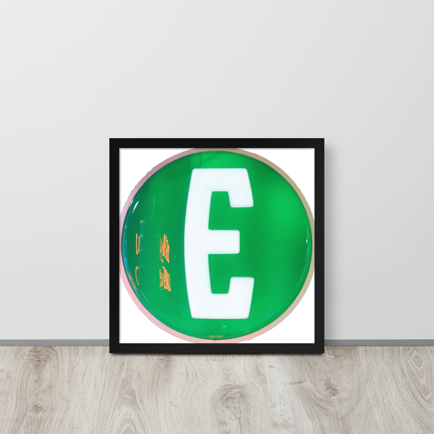 Edsel Globe Style Design Framed poster