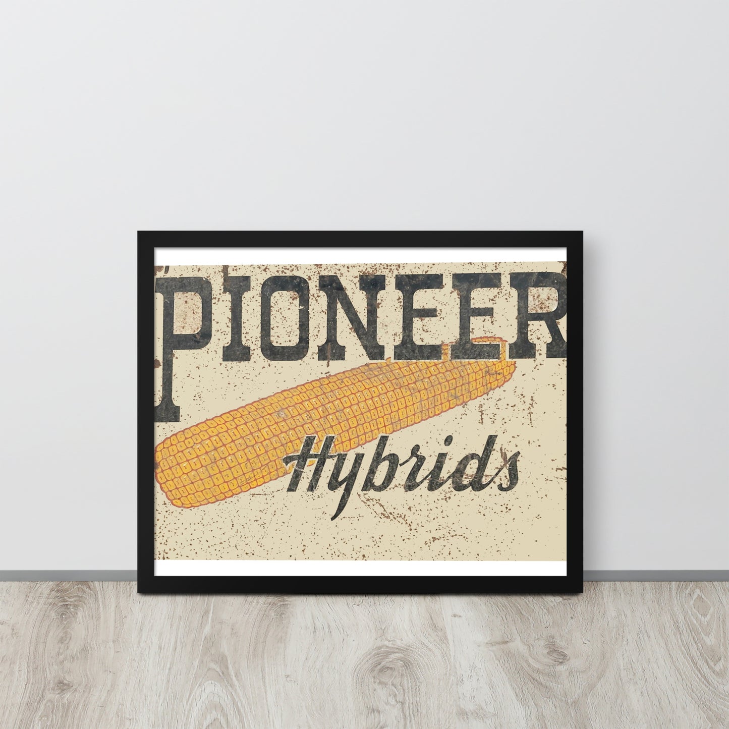 Vintage Pioneer Sign Framed poster