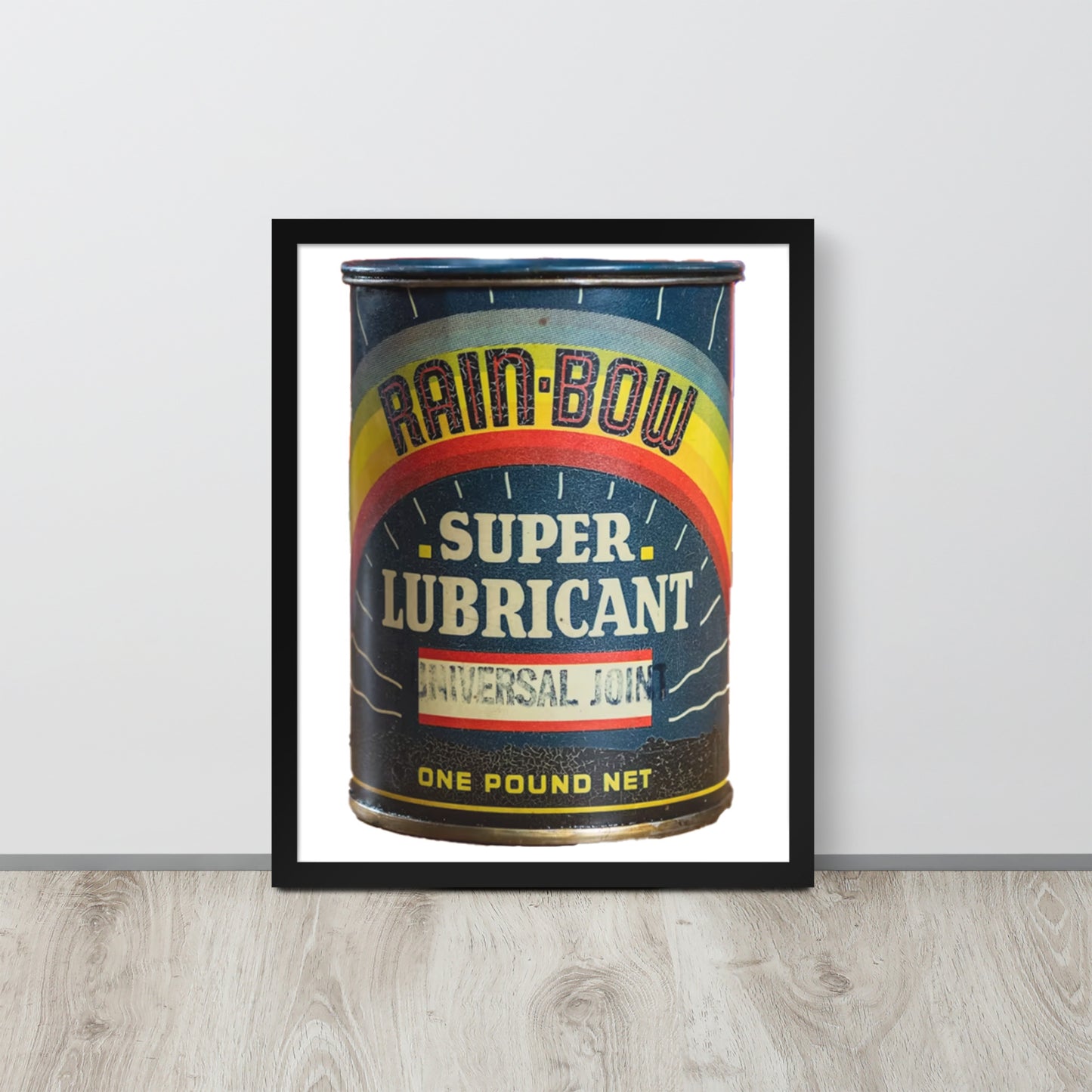 Vintage Grease Soup Can Style Framed poster