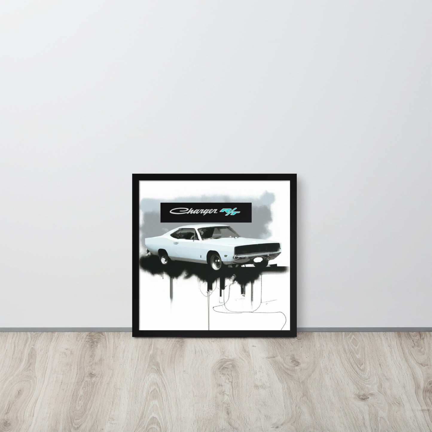 Charger RT Graffiti Style Framed poster