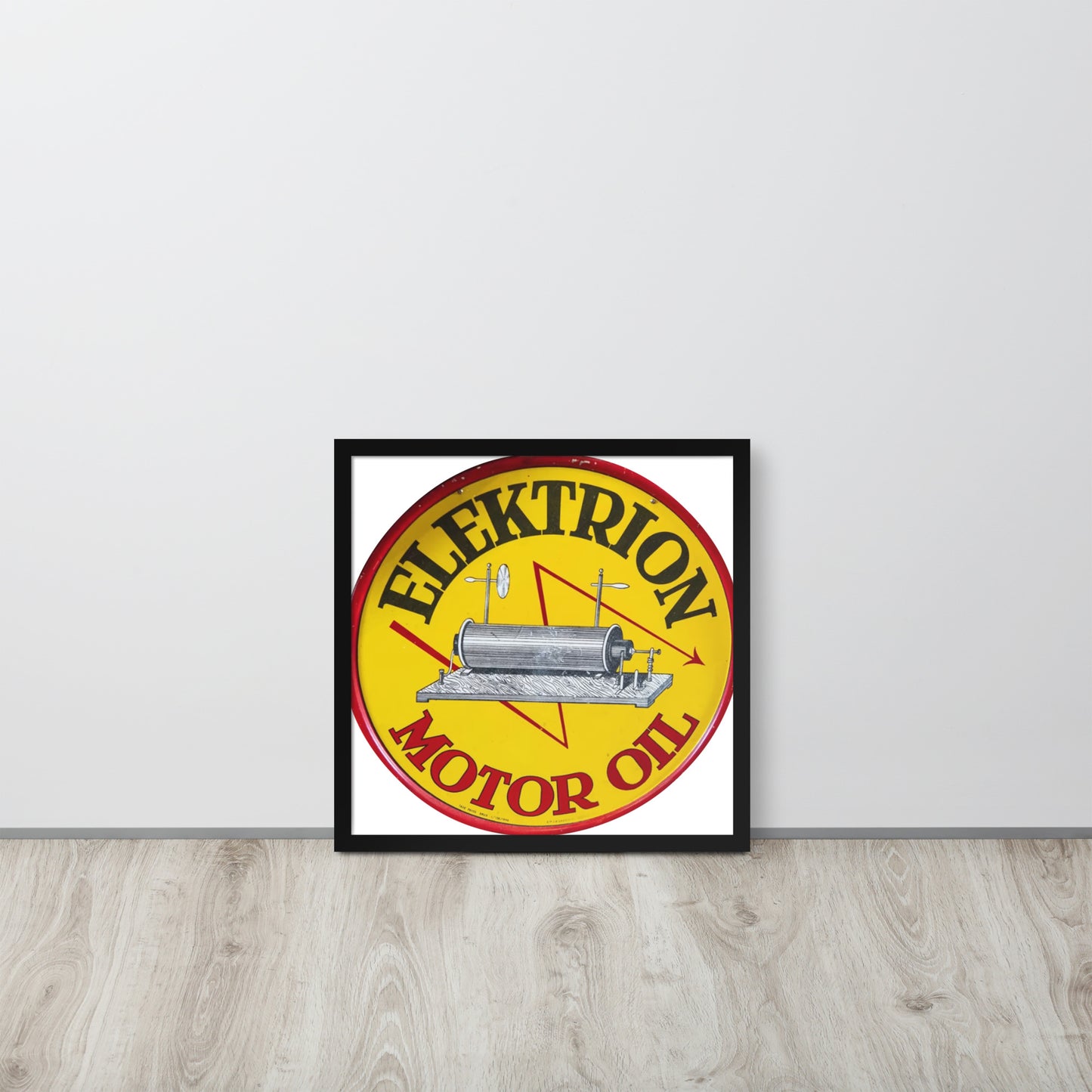 Elektrion Tin Sign Painted Framed poster