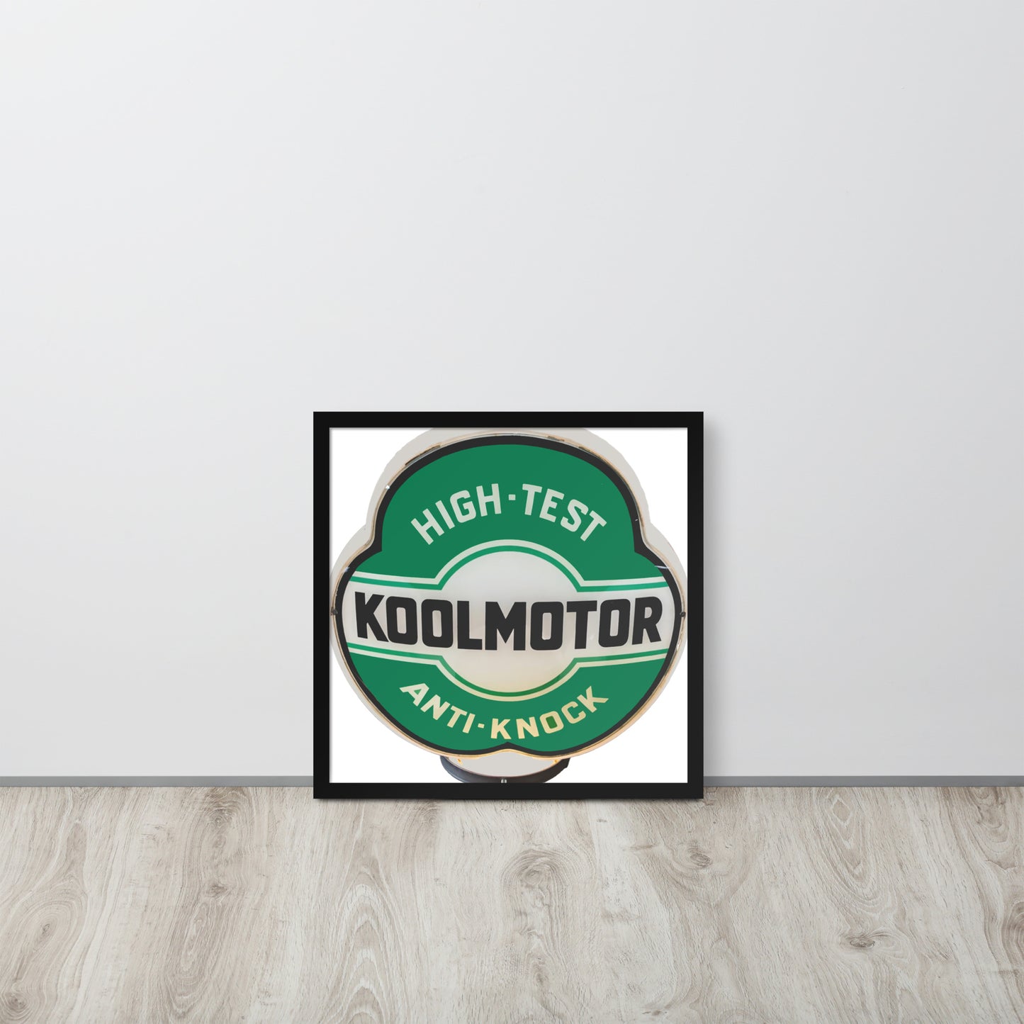 Vintage Kool Motor Globe Style Framed poster