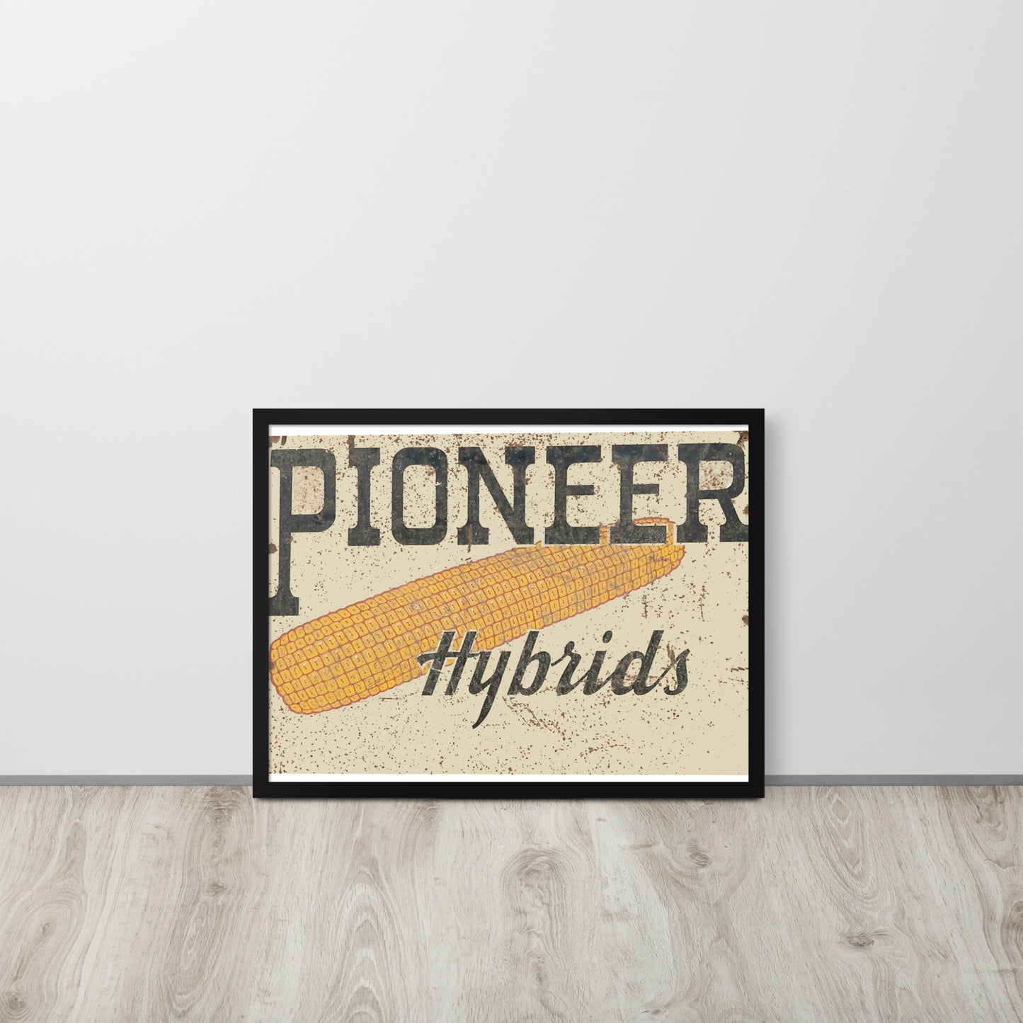 Vintage Pioneer Sign Framed poster