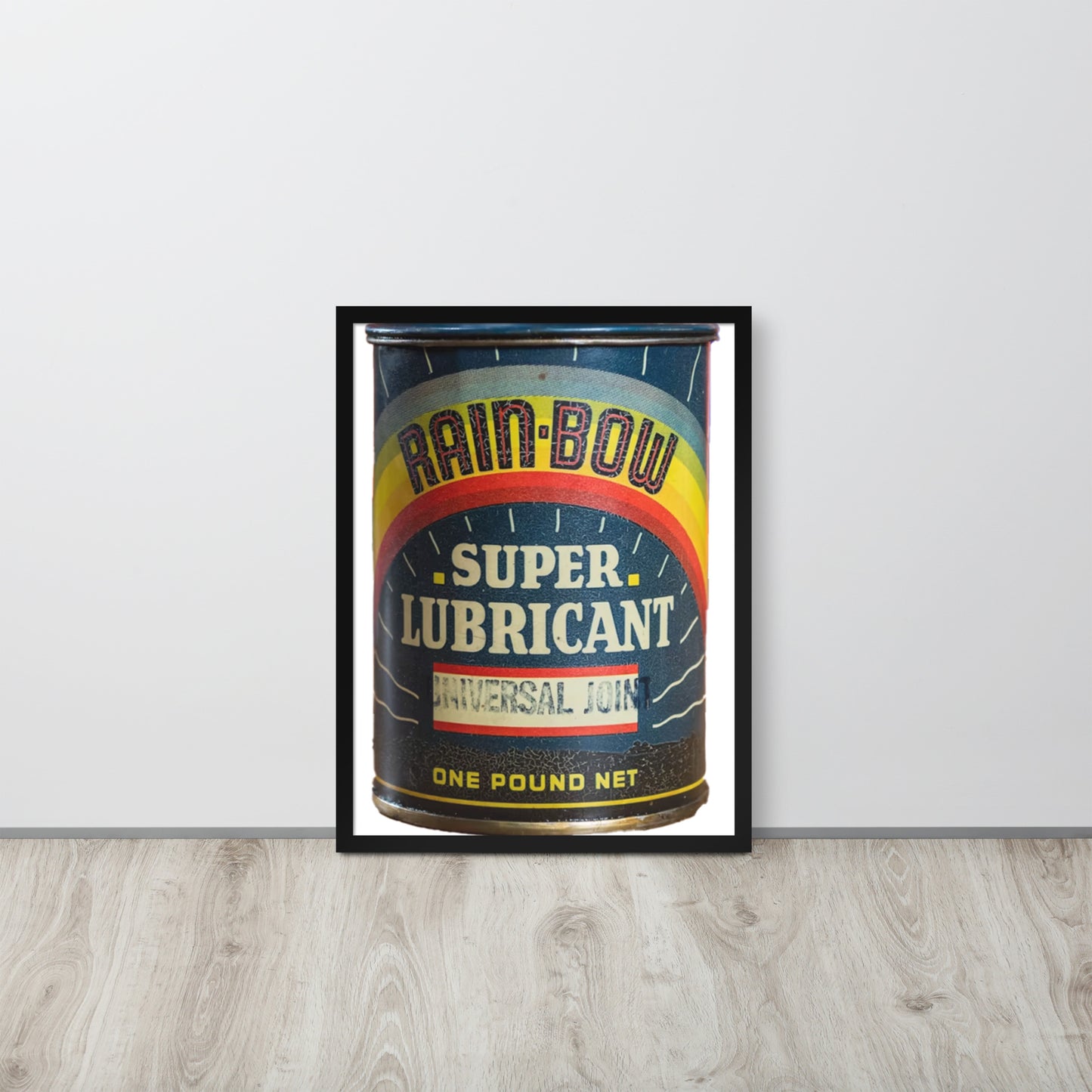 Vintage Grease Soup Can Style Framed poster