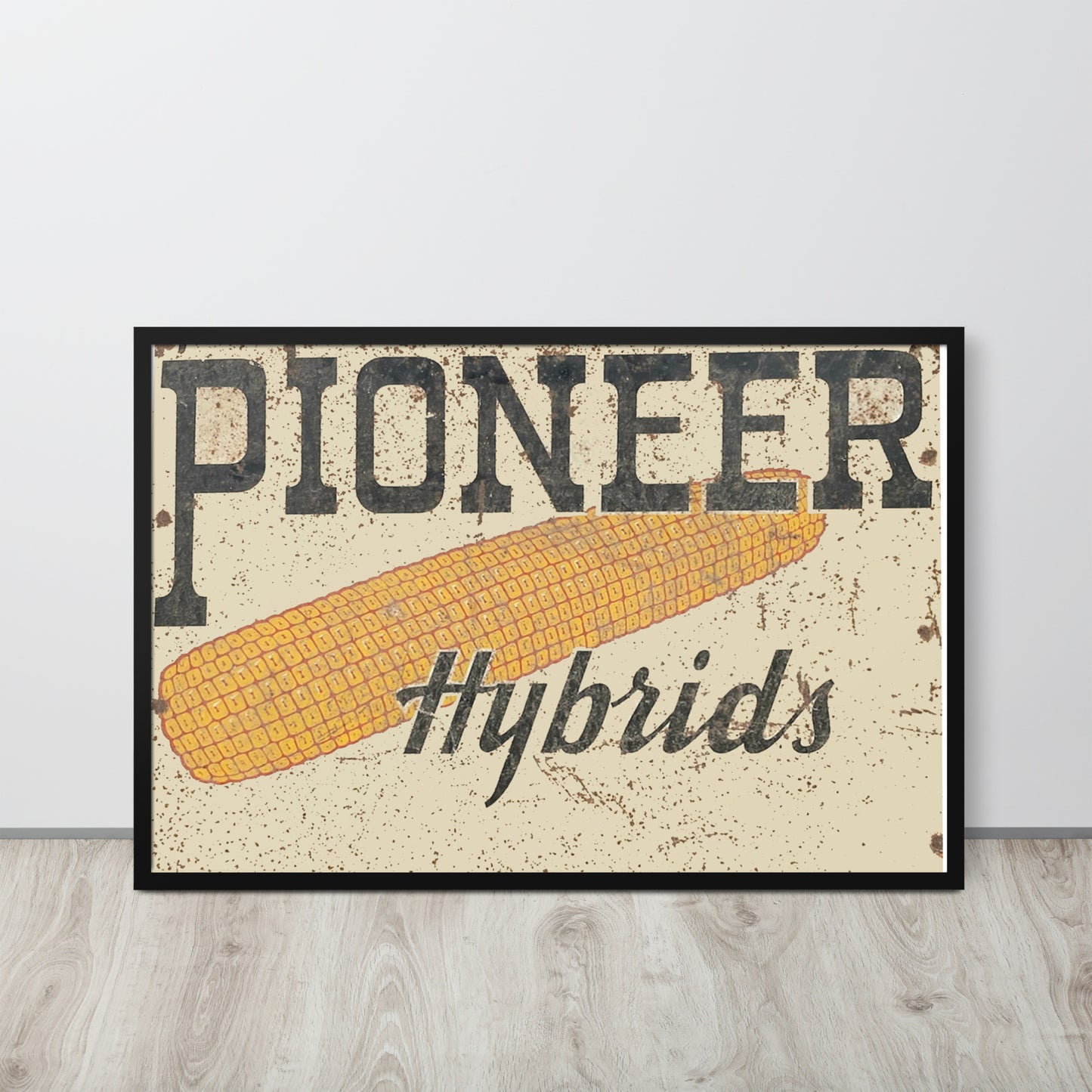 Vintage Pioneer Sign Framed poster