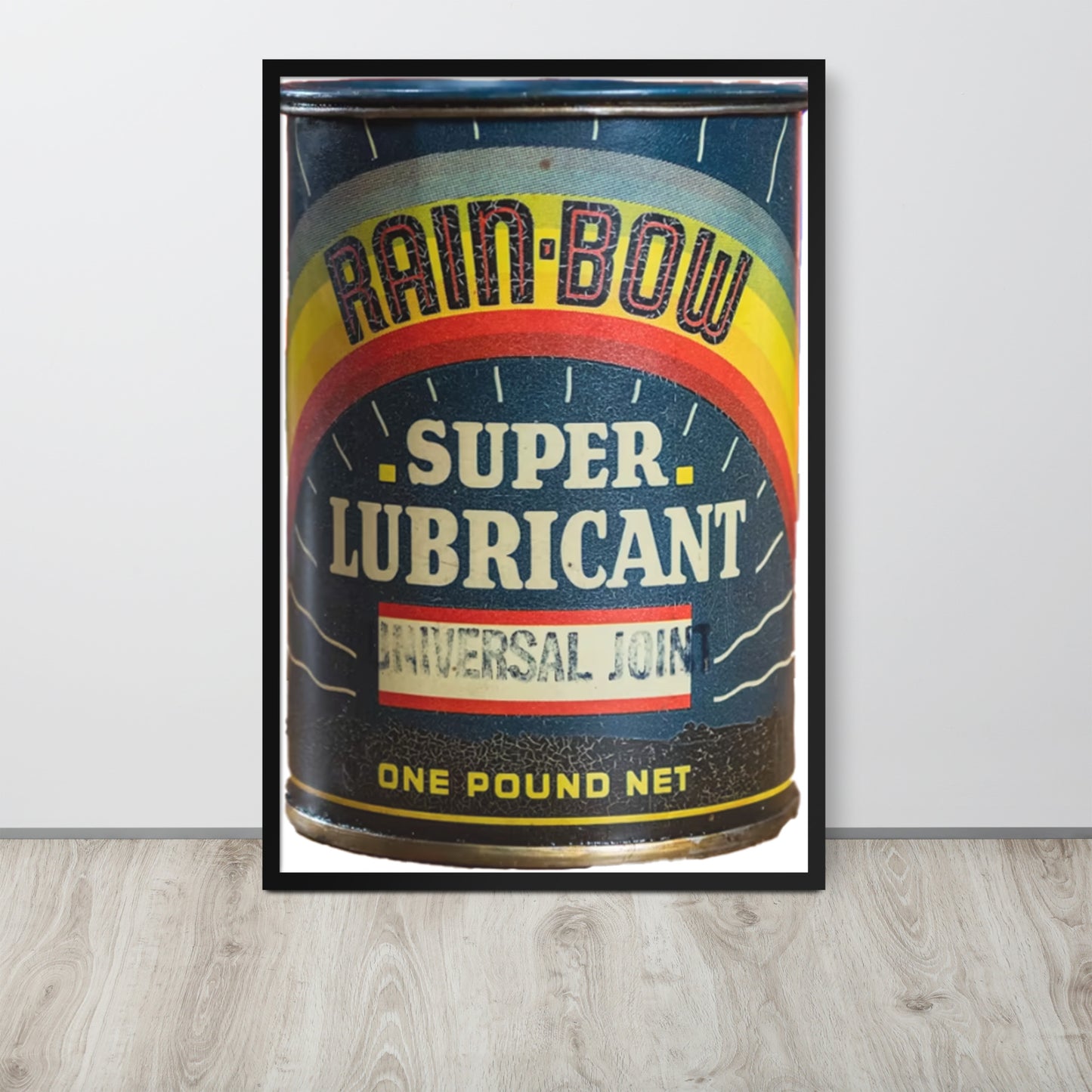 Vintage Grease Soup Can Style Framed poster