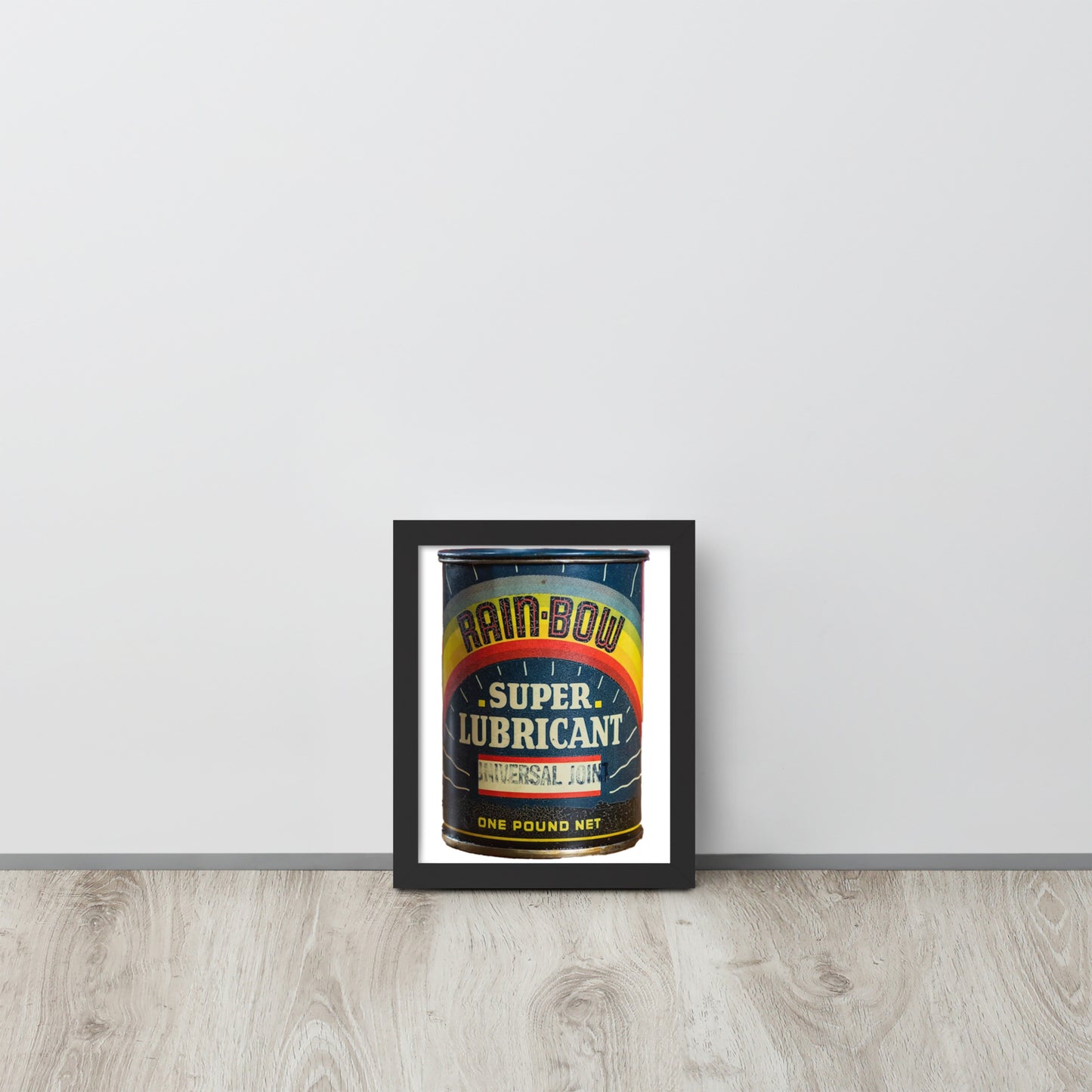 Vintage Grease Soup Can Style Framed poster