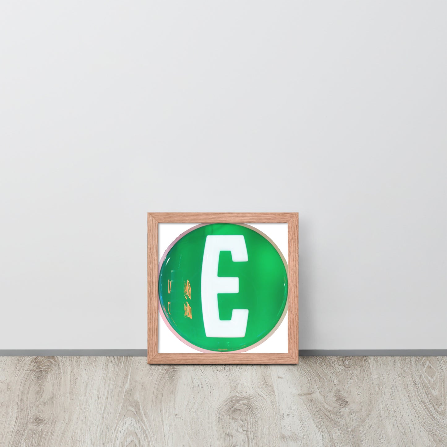 Edsel Globe Style Design Framed poster