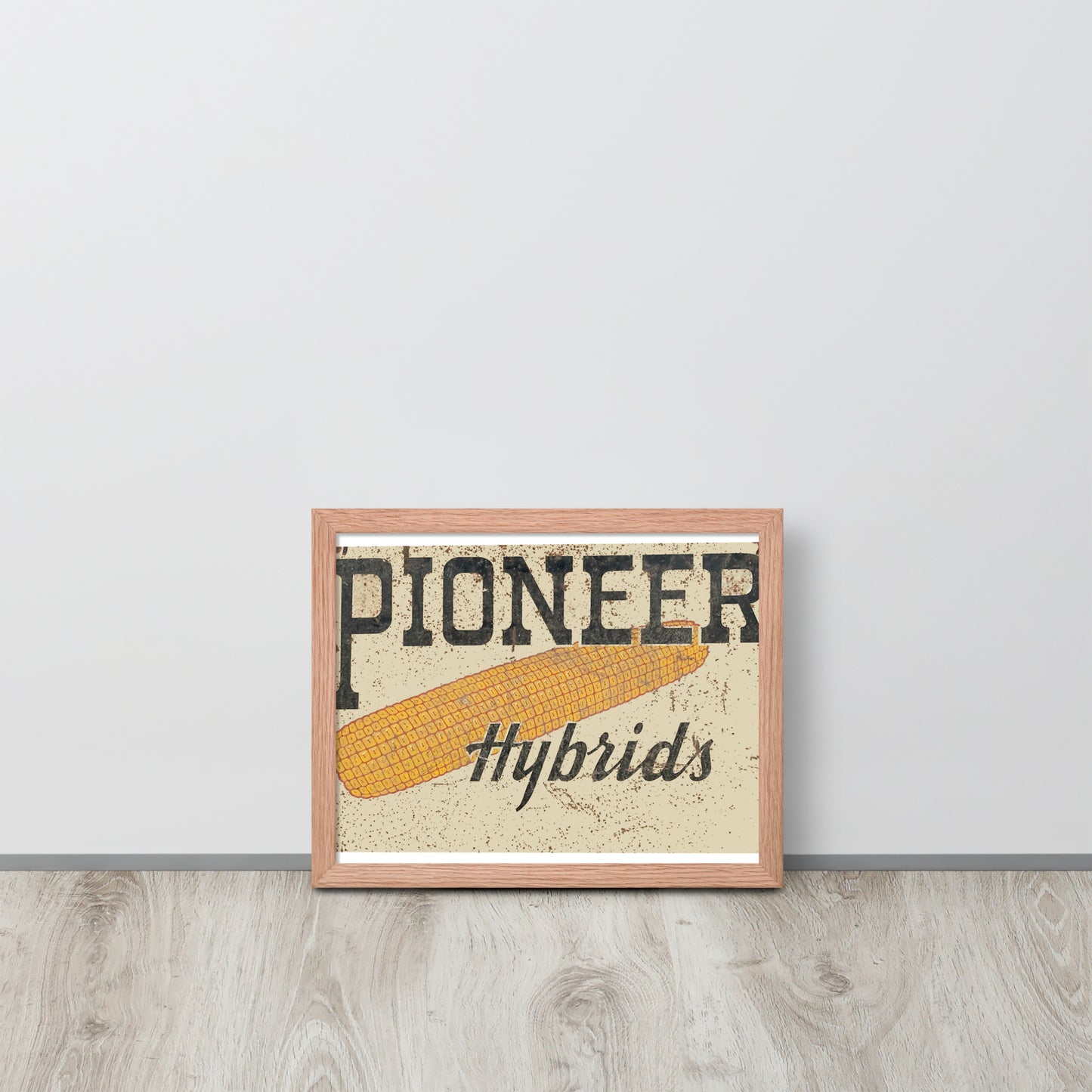 Vintage Pioneer Sign Framed poster