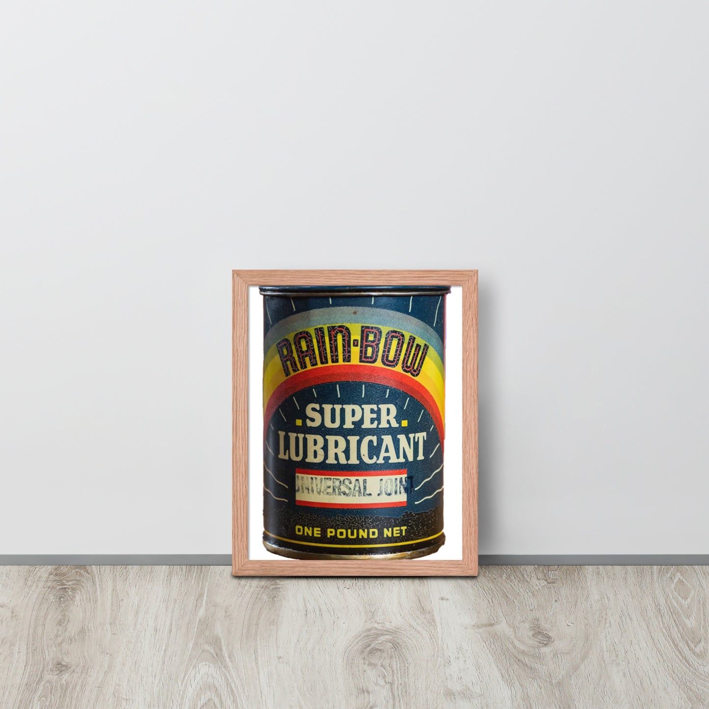 Vintage Grease Soup Can Style Framed poster