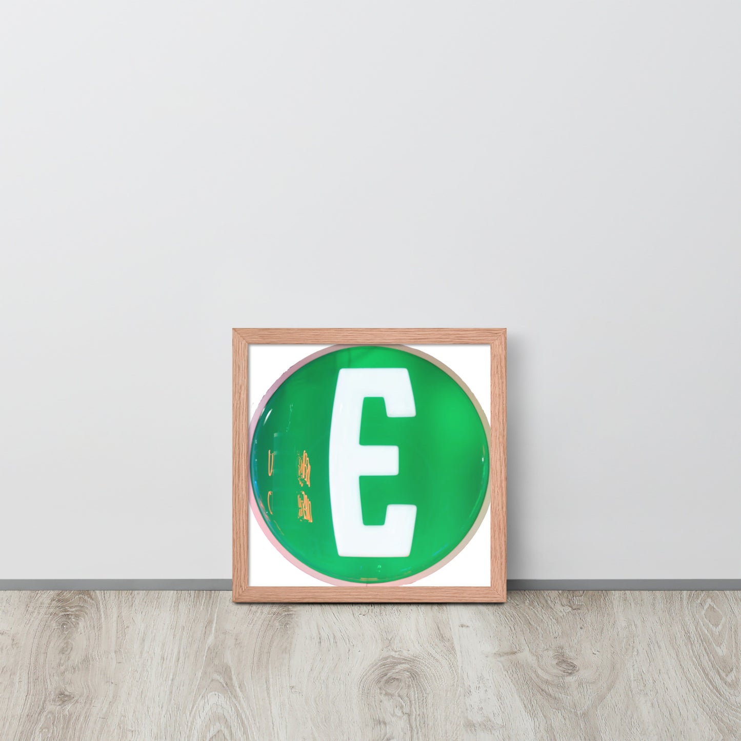 Edsel Globe Style Design Framed poster