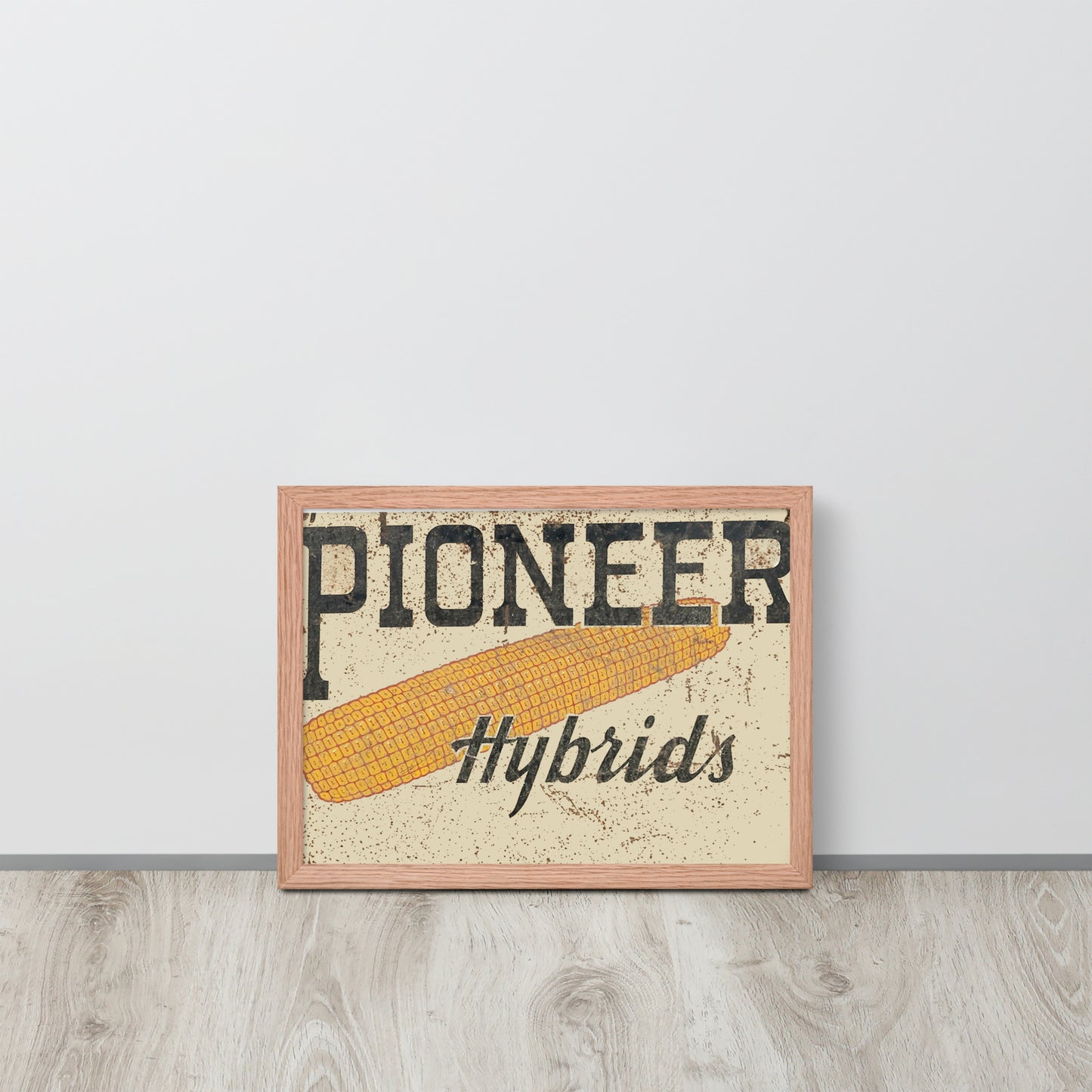 Vintage Pioneer Sign Framed poster