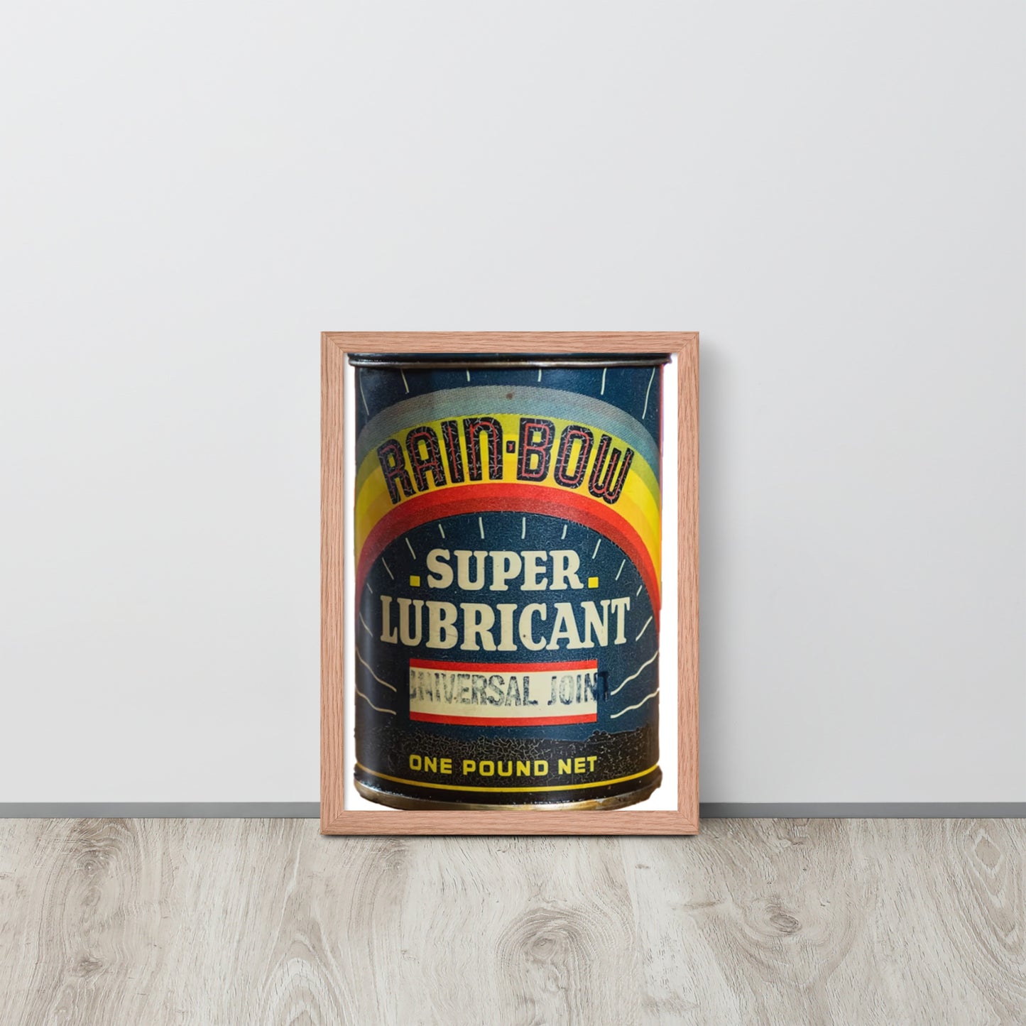 Vintage Grease Soup Can Style Framed poster