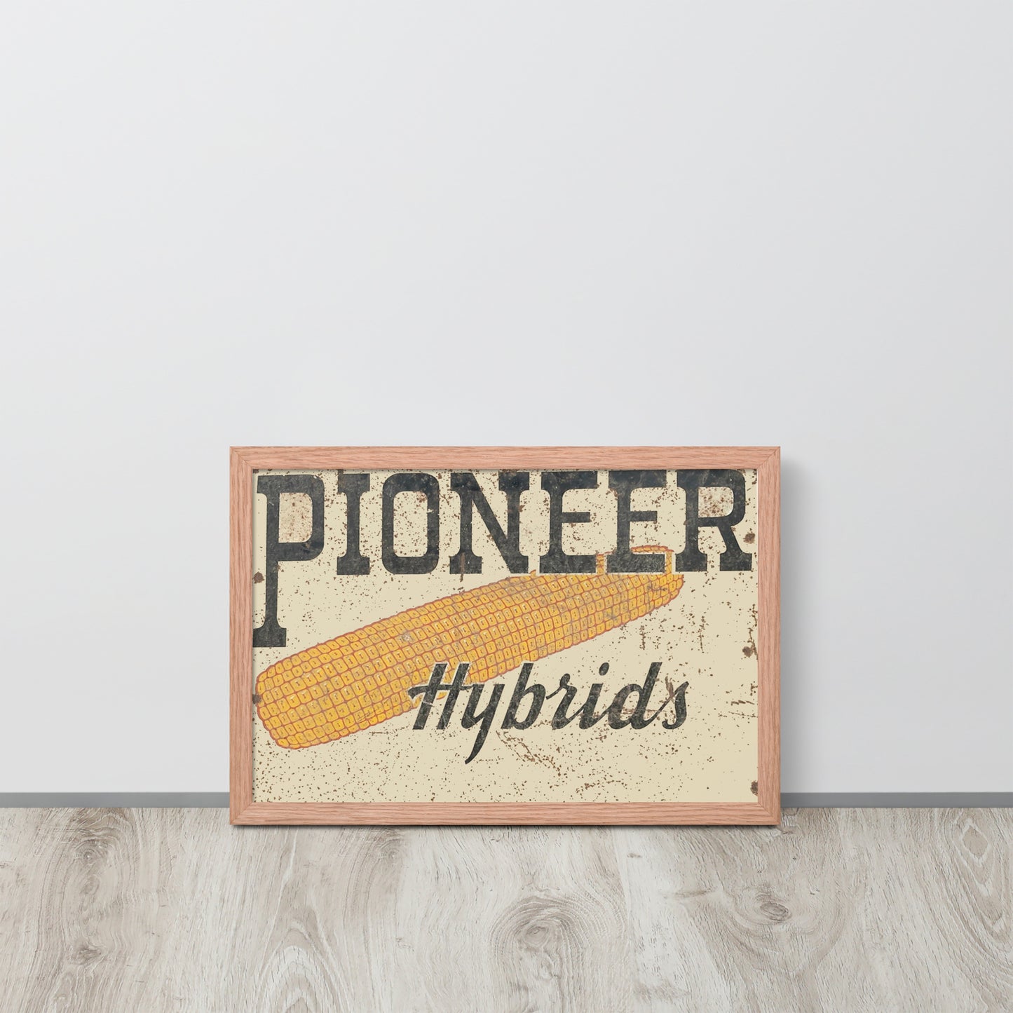 Vintage Pioneer Sign Framed poster