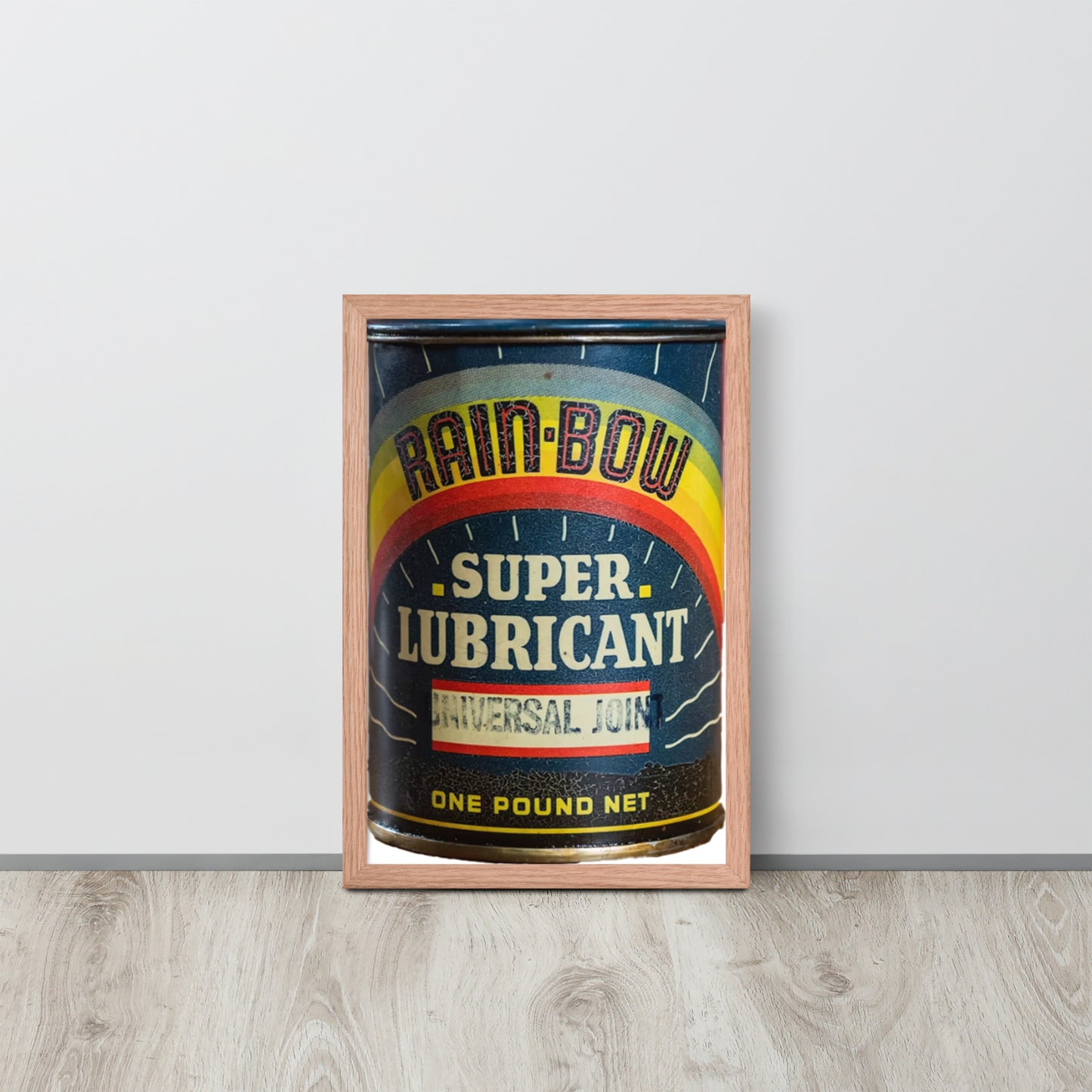 Vintage Grease Soup Can Style Framed poster