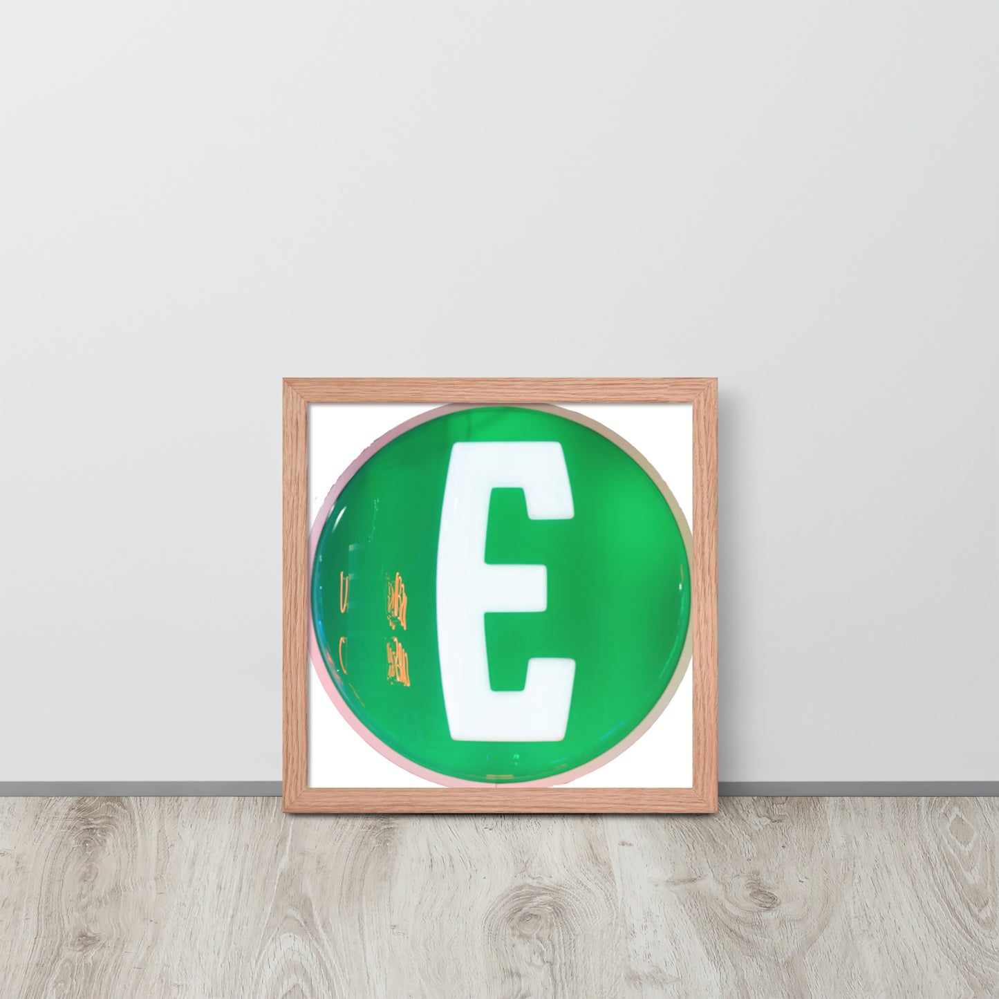 Edsel Globe Style Design Framed poster