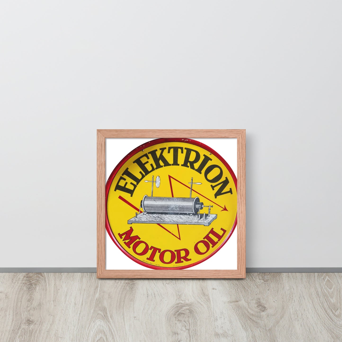 Elektrion Tin Sign Painted Framed poster