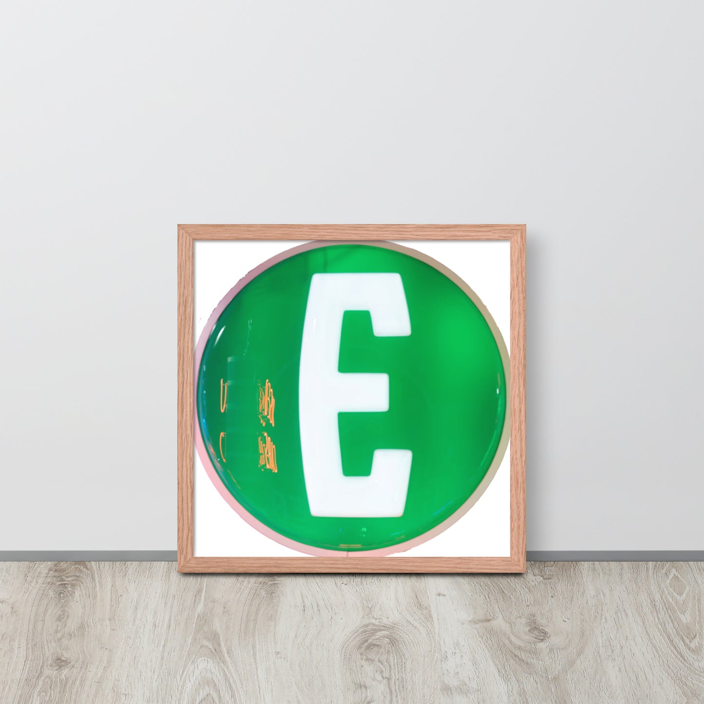 Edsel Globe Style Design Framed poster