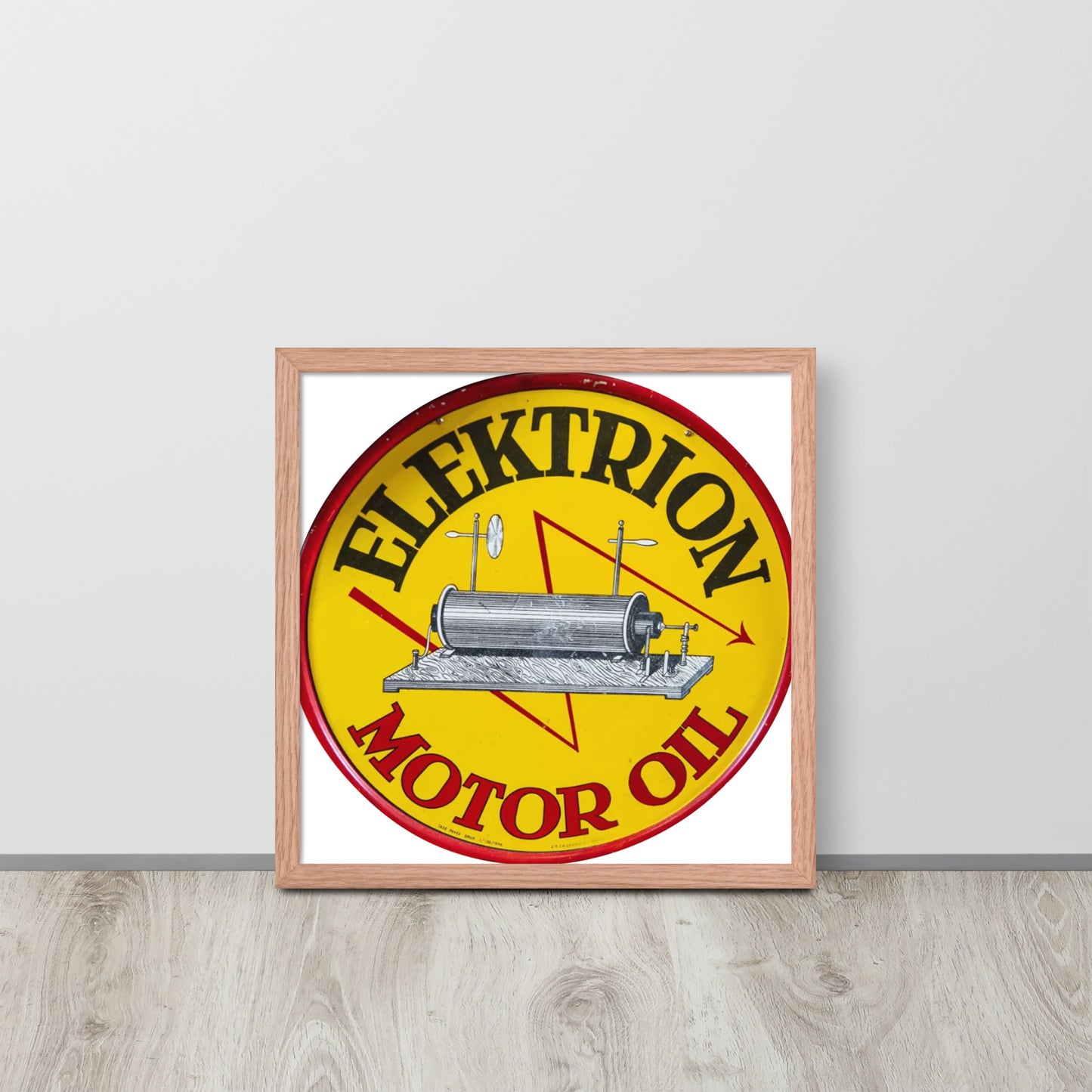 Elektrion Tin Sign Painted Framed poster