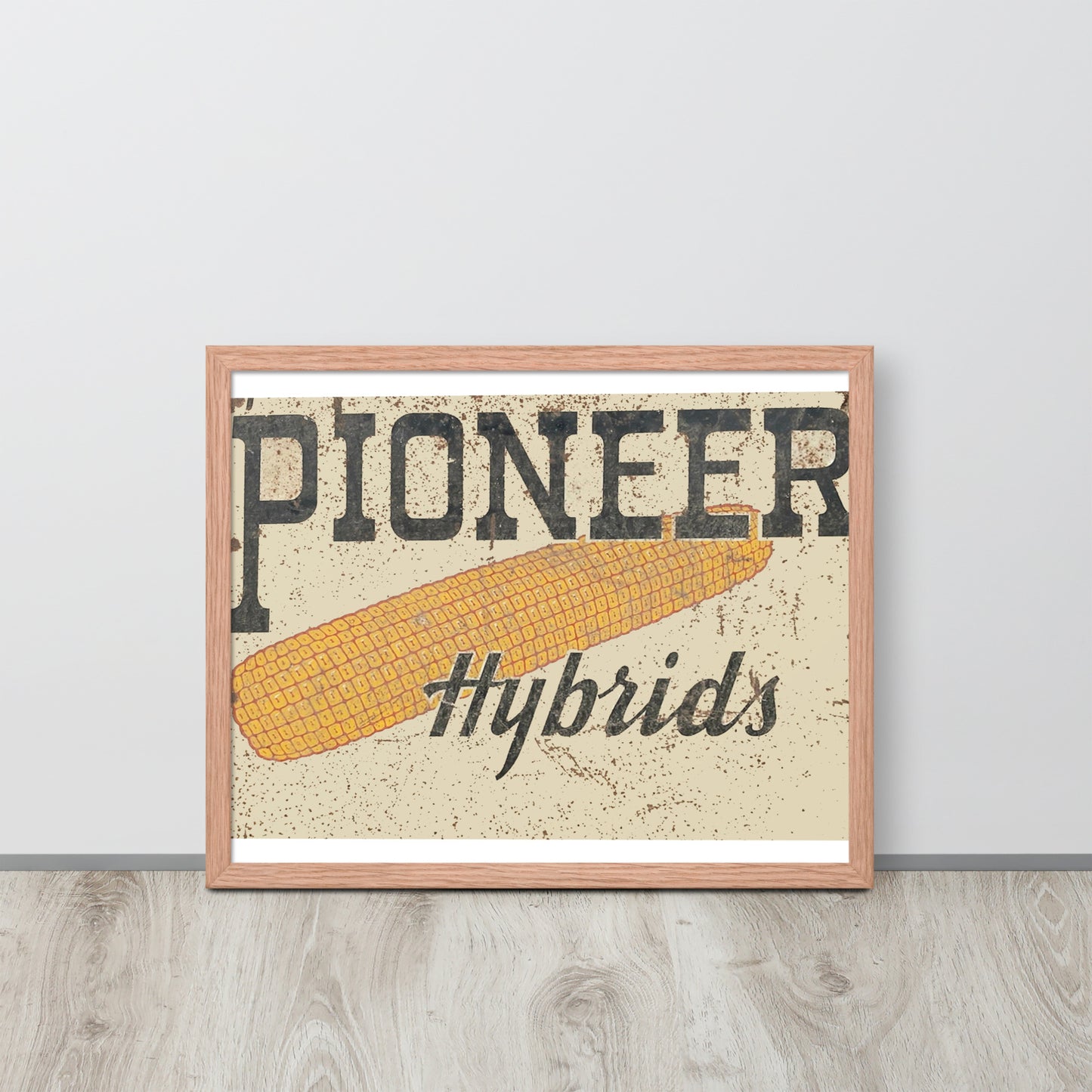 Vintage Pioneer Sign Framed poster