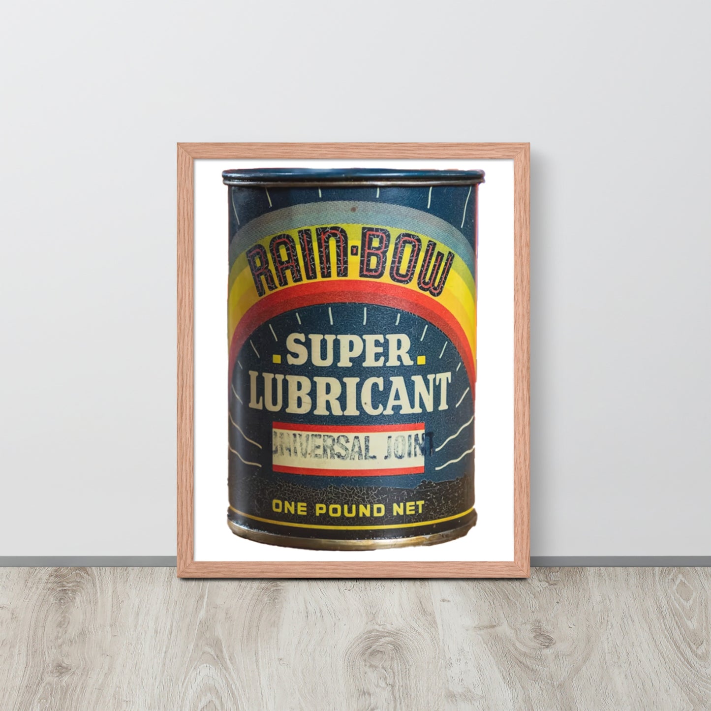 Vintage Grease Soup Can Style Framed poster