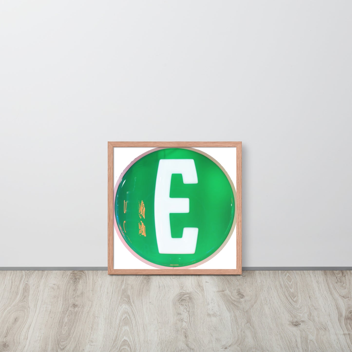 Edsel Globe Style Design Framed poster