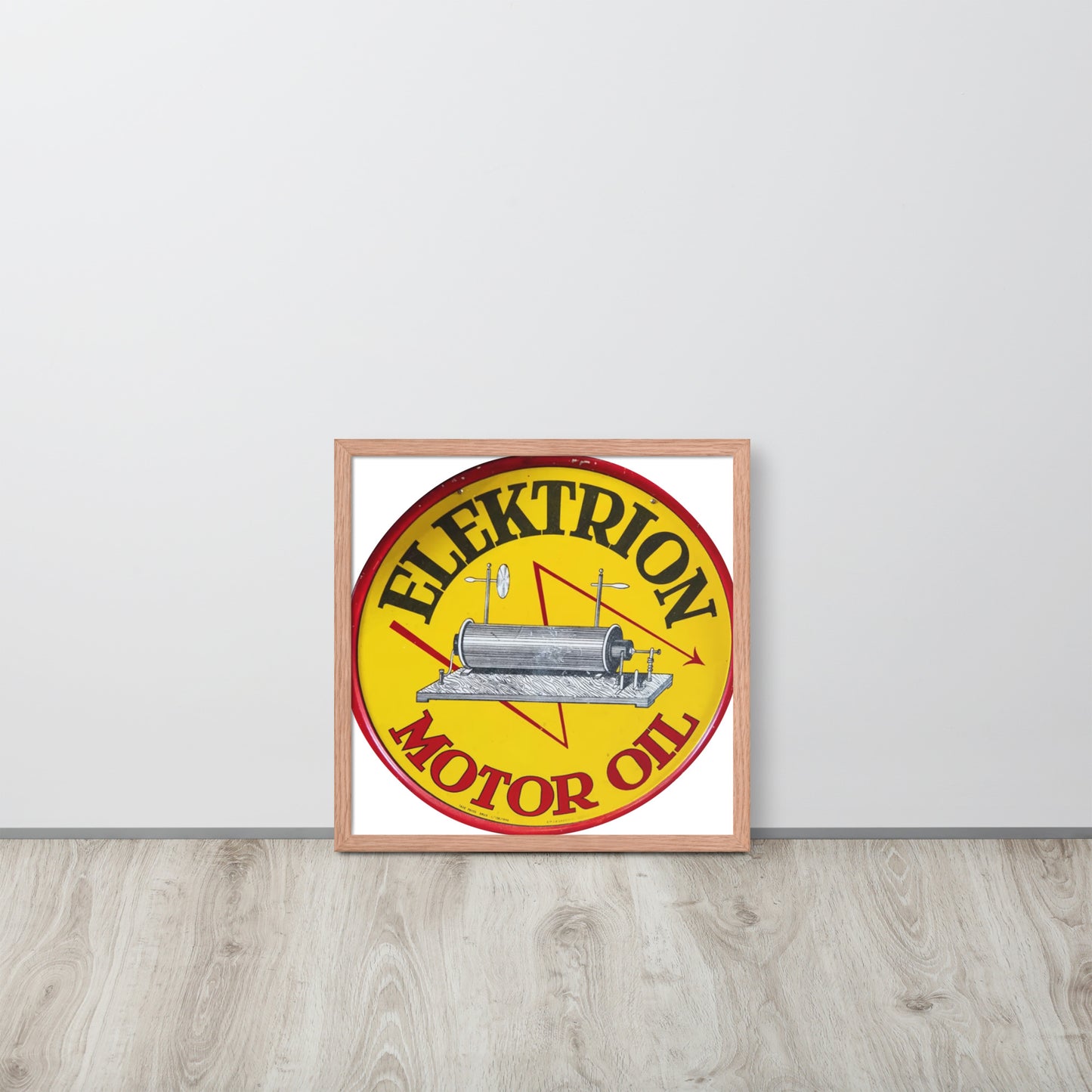 Elektrion Tin Sign Painted Framed poster