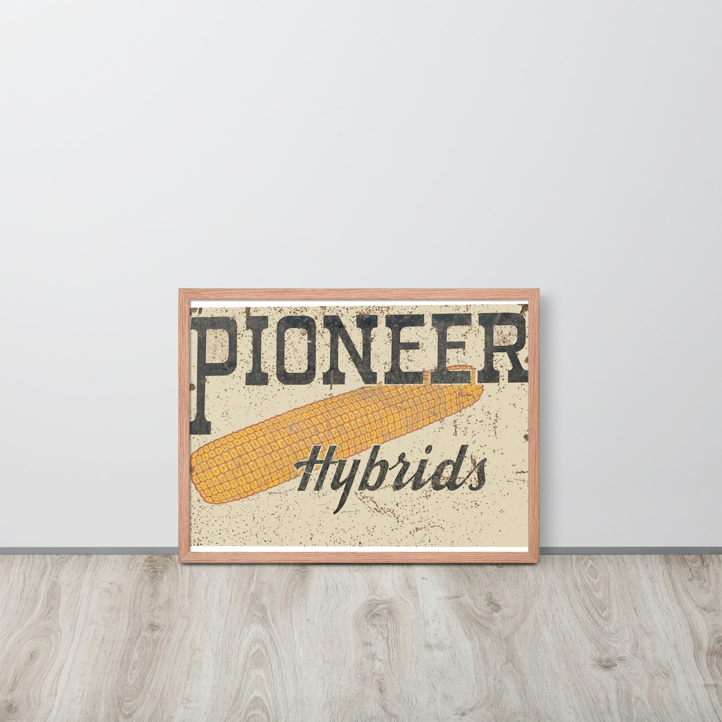 Vintage Pioneer Sign Framed poster