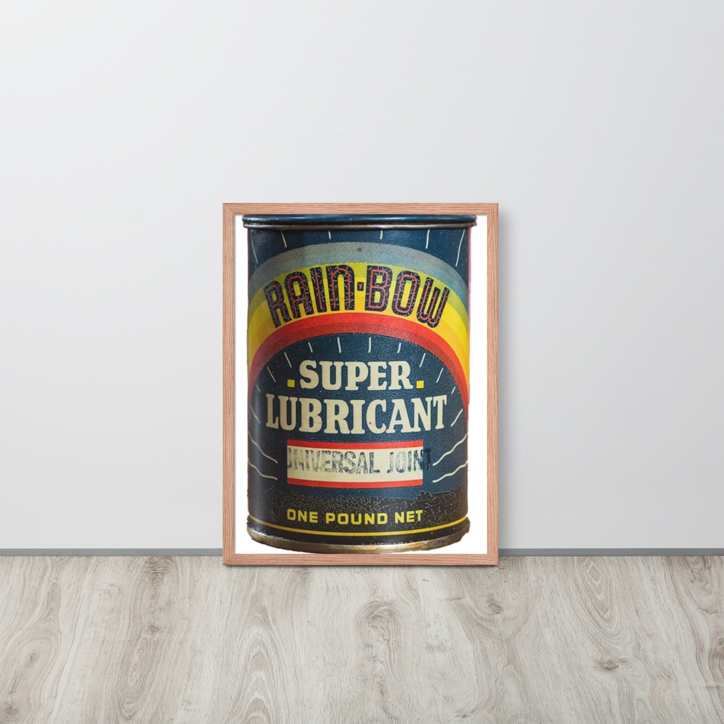 Vintage Grease Soup Can Style Framed poster