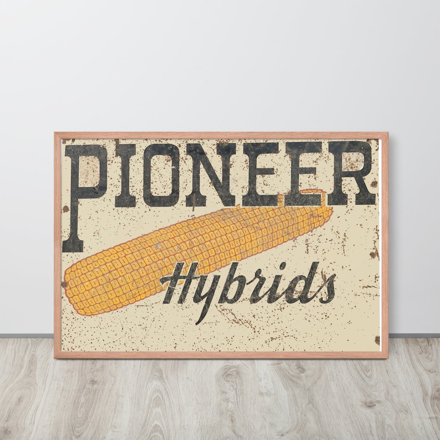 Vintage Pioneer Sign Framed poster