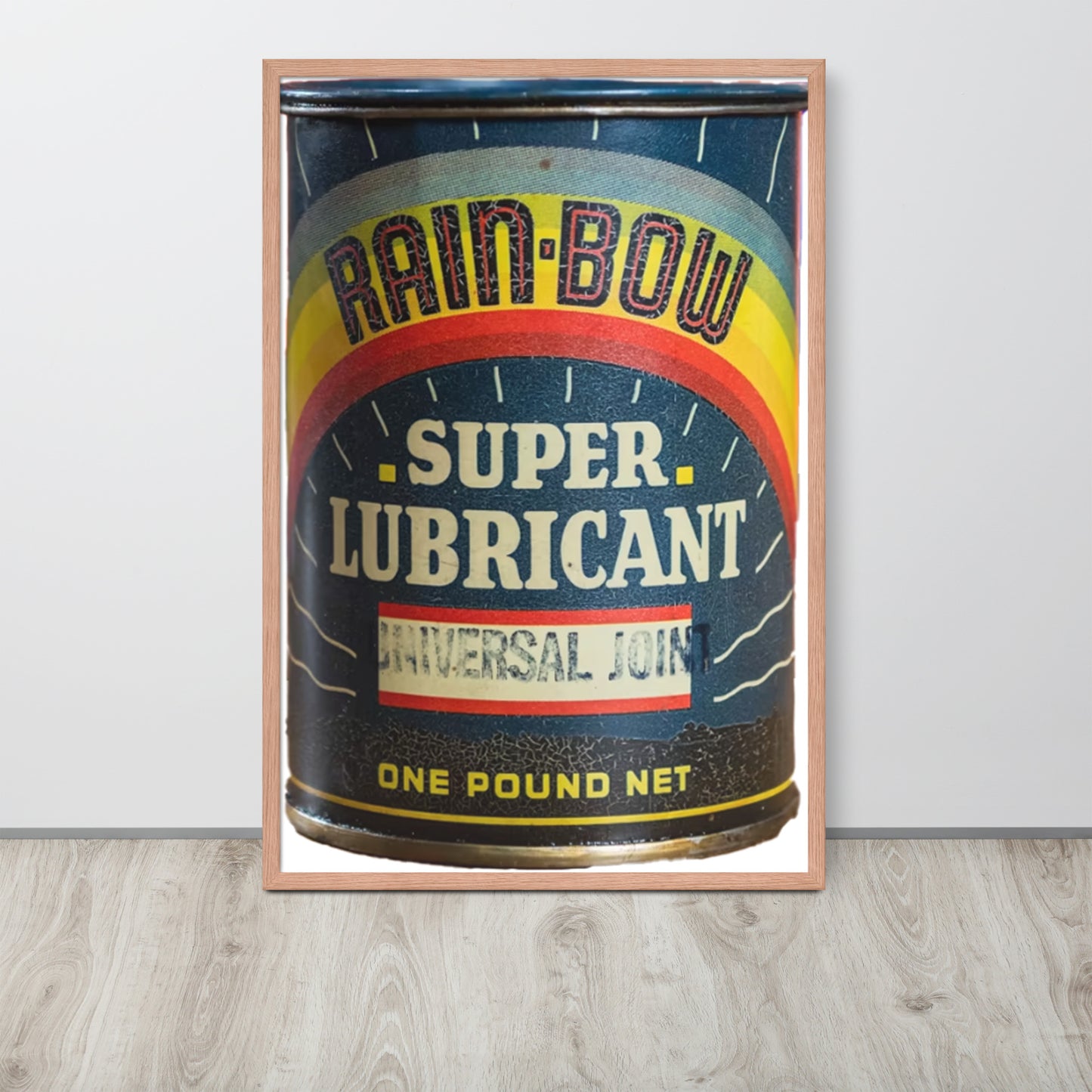 Vintage Grease Soup Can Style Framed poster