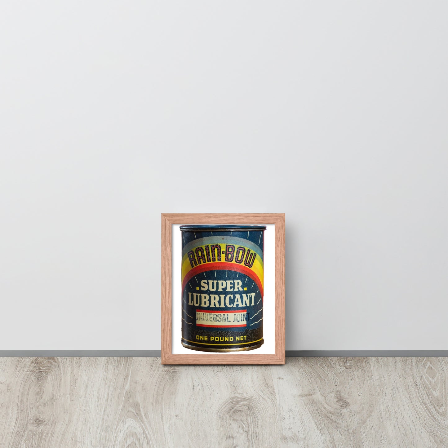 Vintage Grease Soup Can Style Framed poster