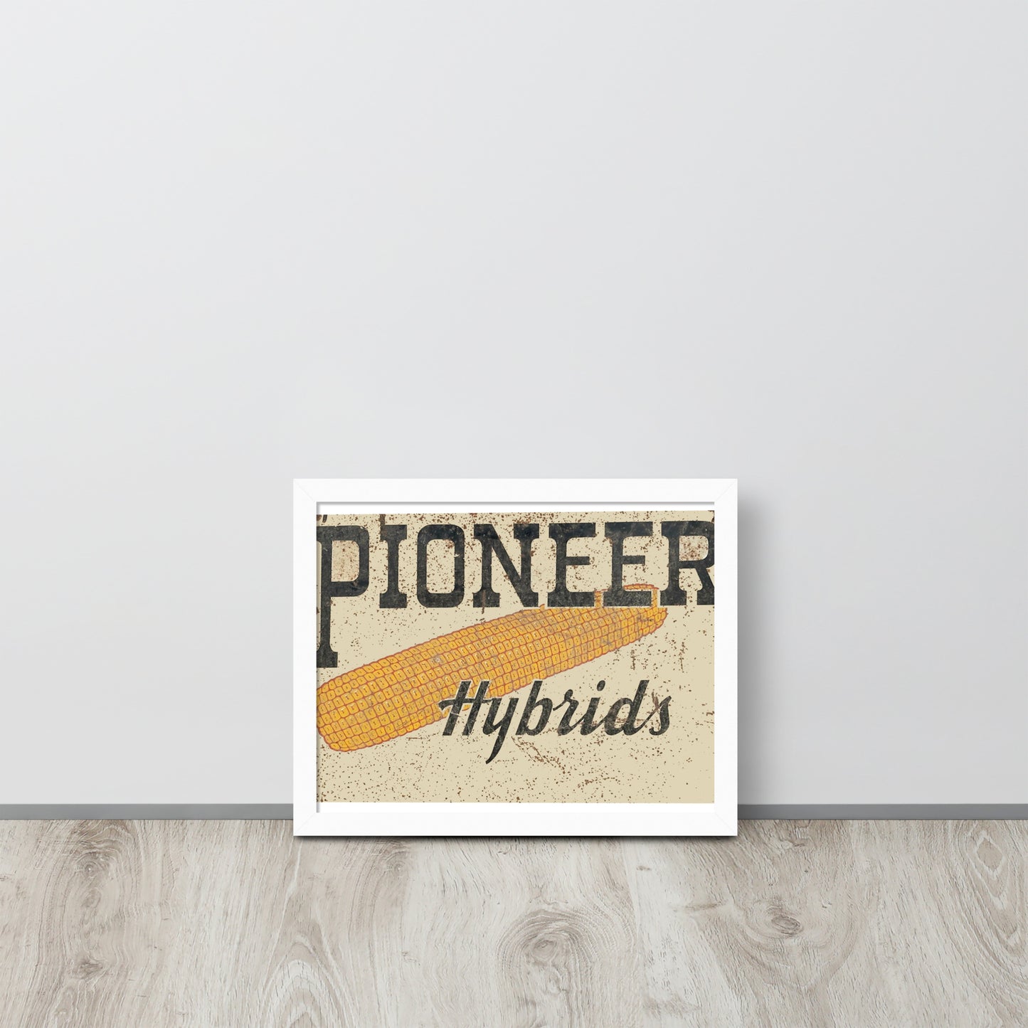 Vintage Pioneer Sign Framed poster