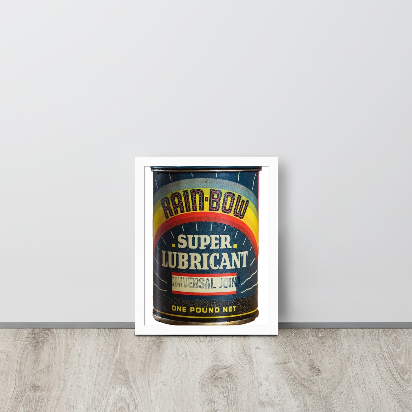 Vintage Grease Soup Can Style Framed poster