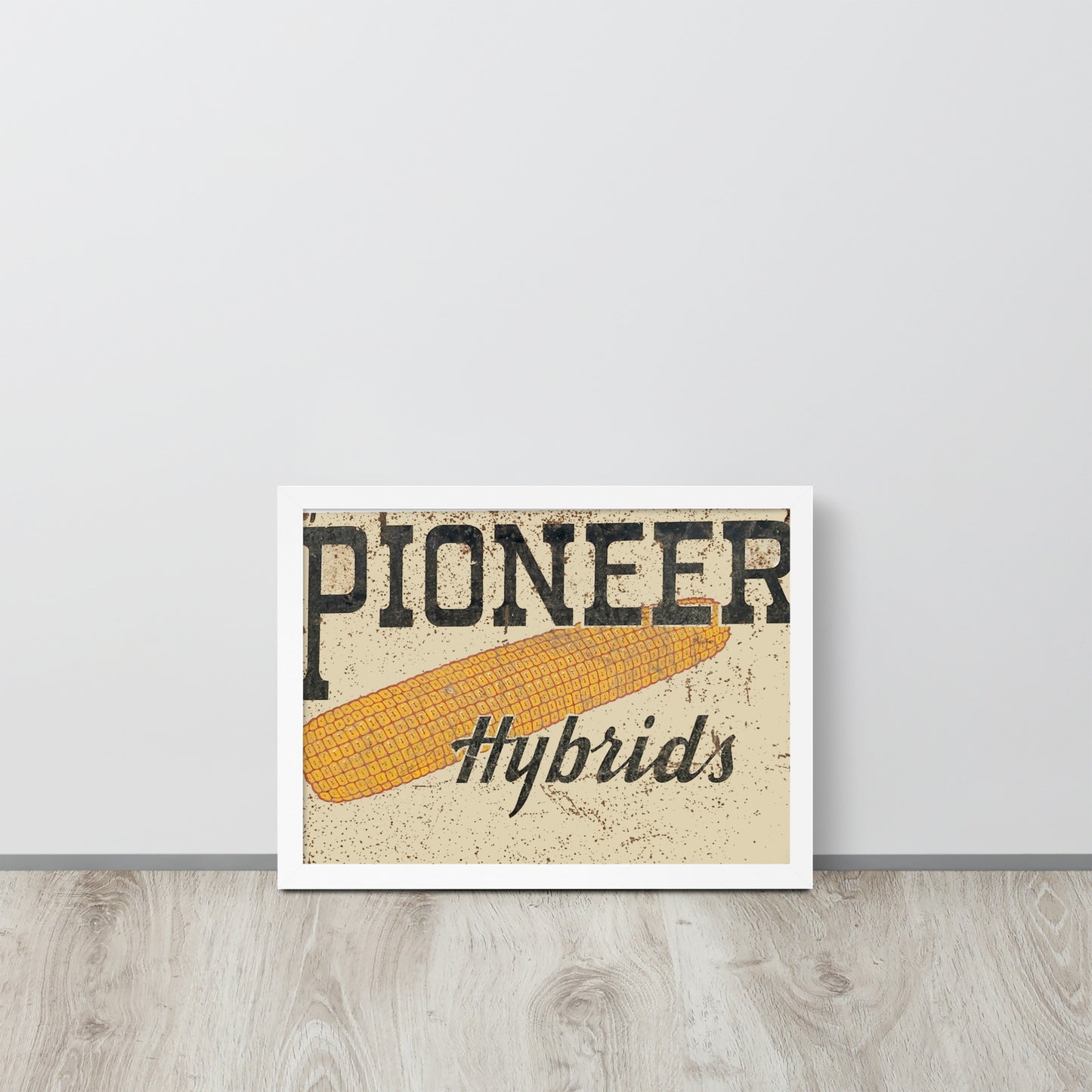 Vintage Pioneer Sign Framed poster